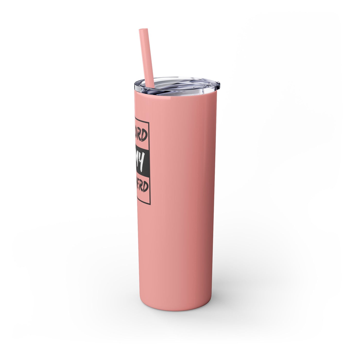 The Lord Is My Shepherd Skinny Tumbler with Straw, 20oz