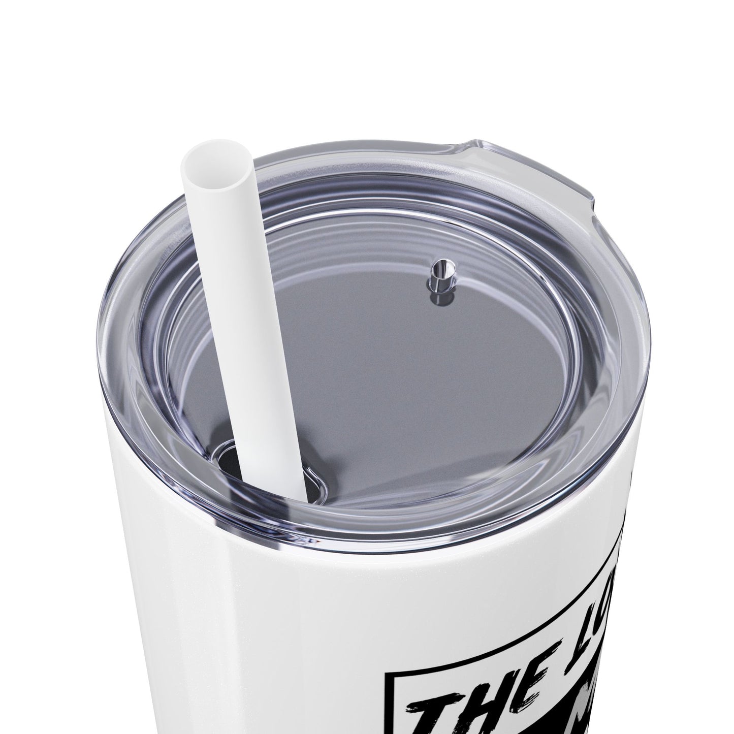 The Lord Is My Shepherd Skinny Tumbler with Straw, 20oz