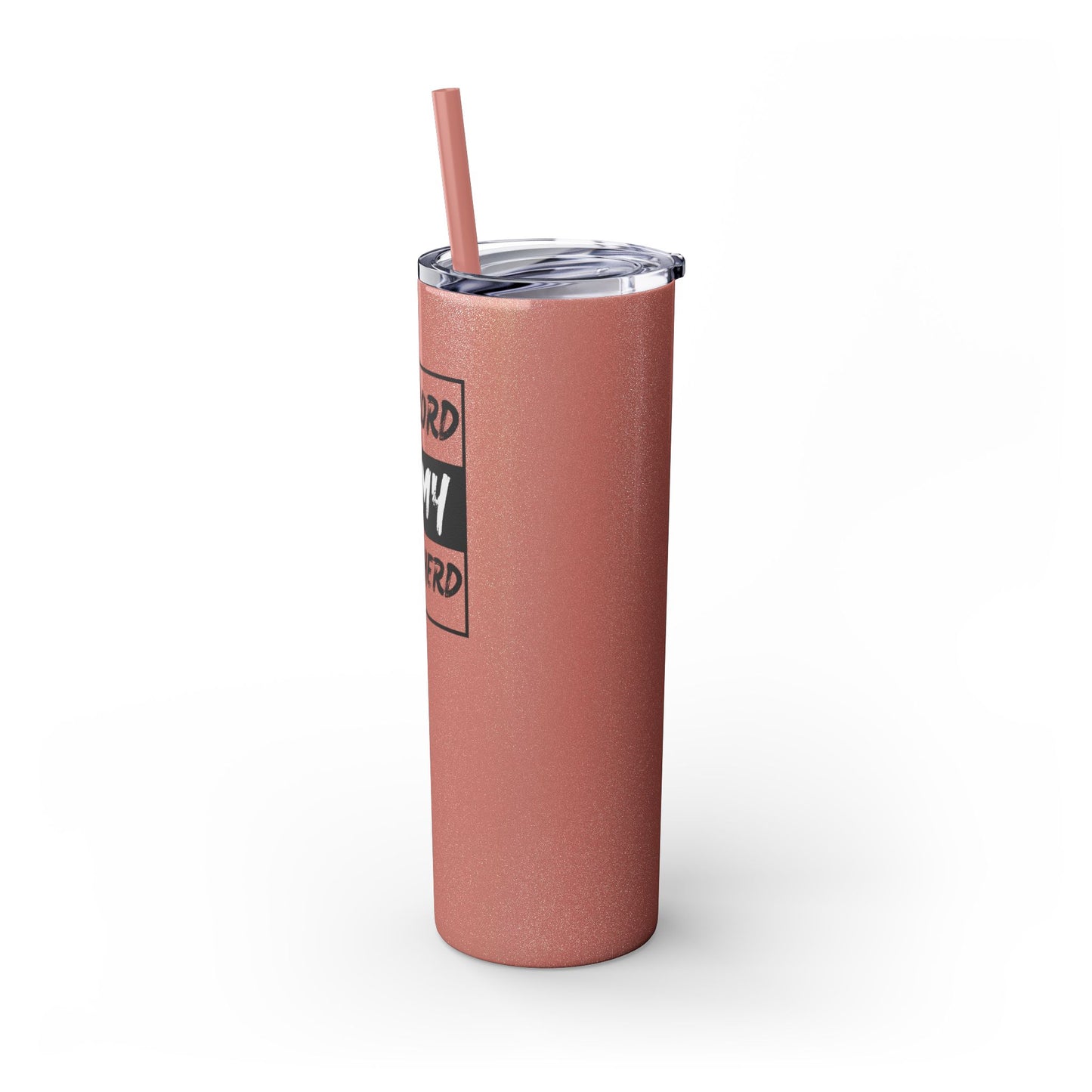 The Lord Is My Shepherd Skinny Tumbler with Straw, 20oz
