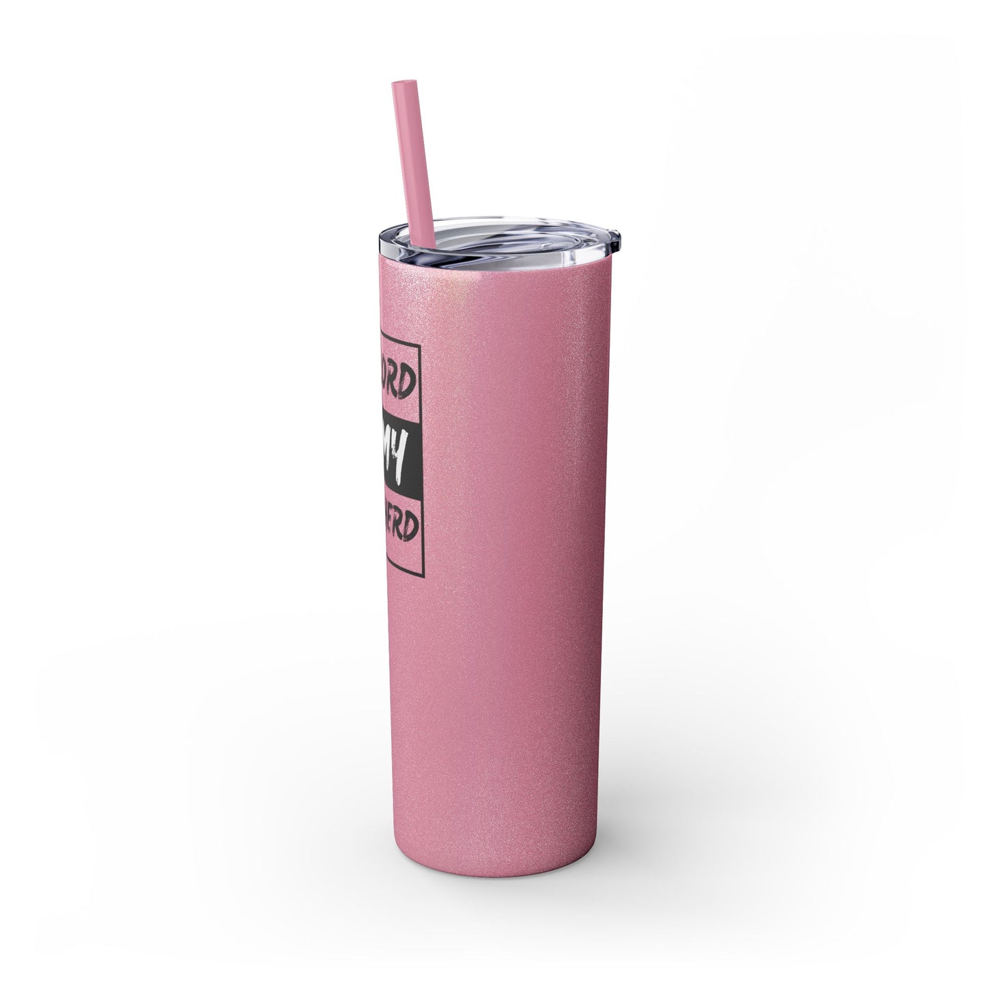 The Lord Is My Shepherd Skinny Tumbler with Straw, 20oz