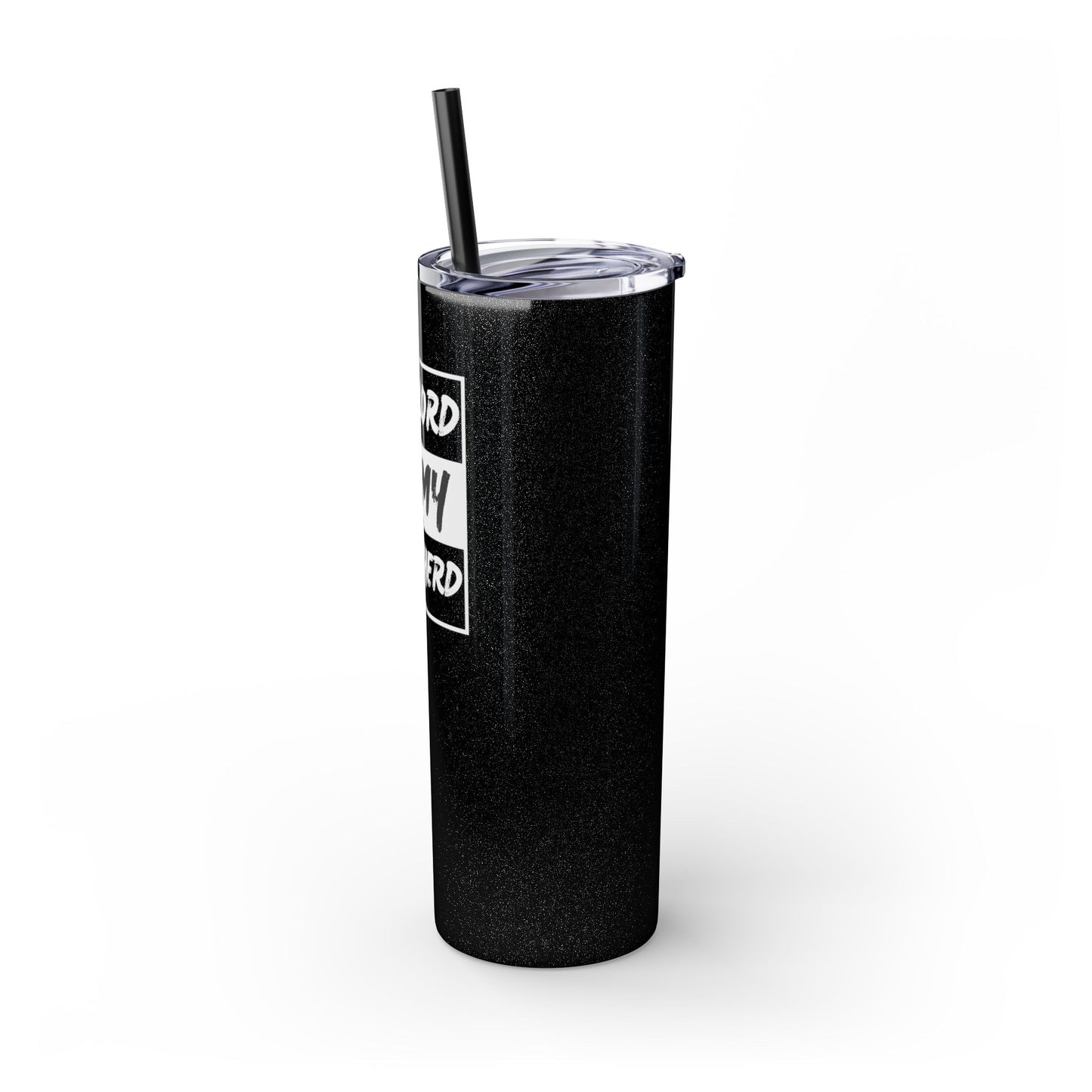 The Lord Is My Shepherd Skinny Tumbler with Straw, 20oz