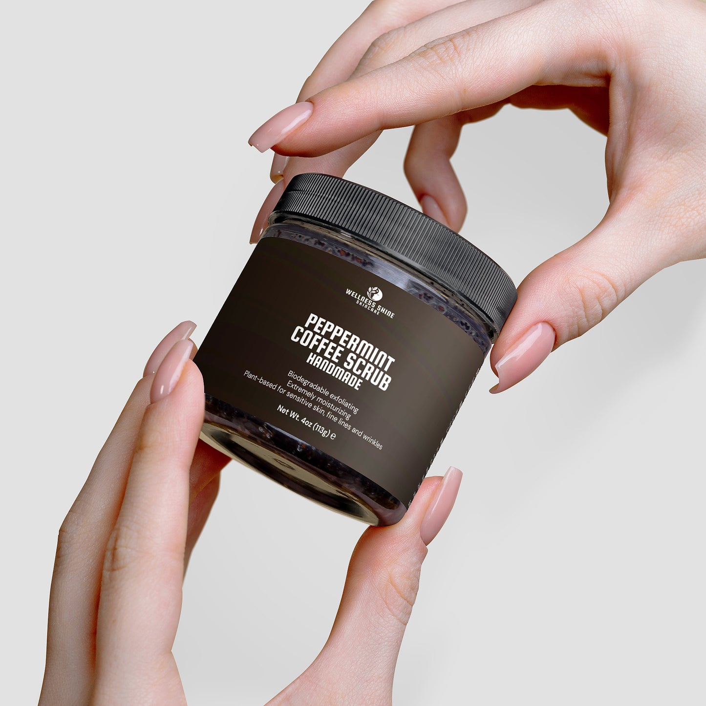 Peppermint Coffee Scrub - Invigorating and Exfoliating Skincare by Wellness Shine