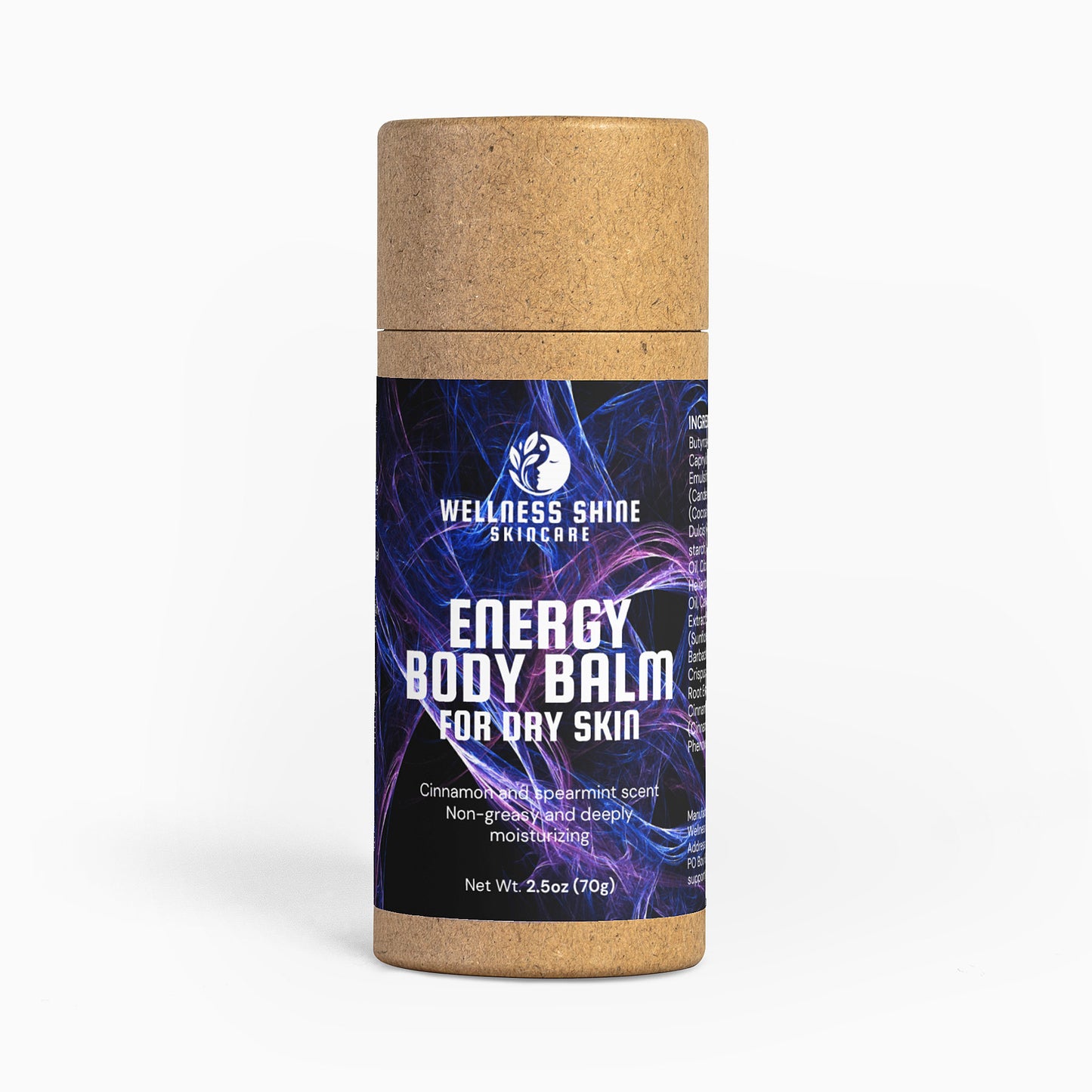 Energy Body Balm - Moisturizing and Soothing Skin Care by Wellness Shine