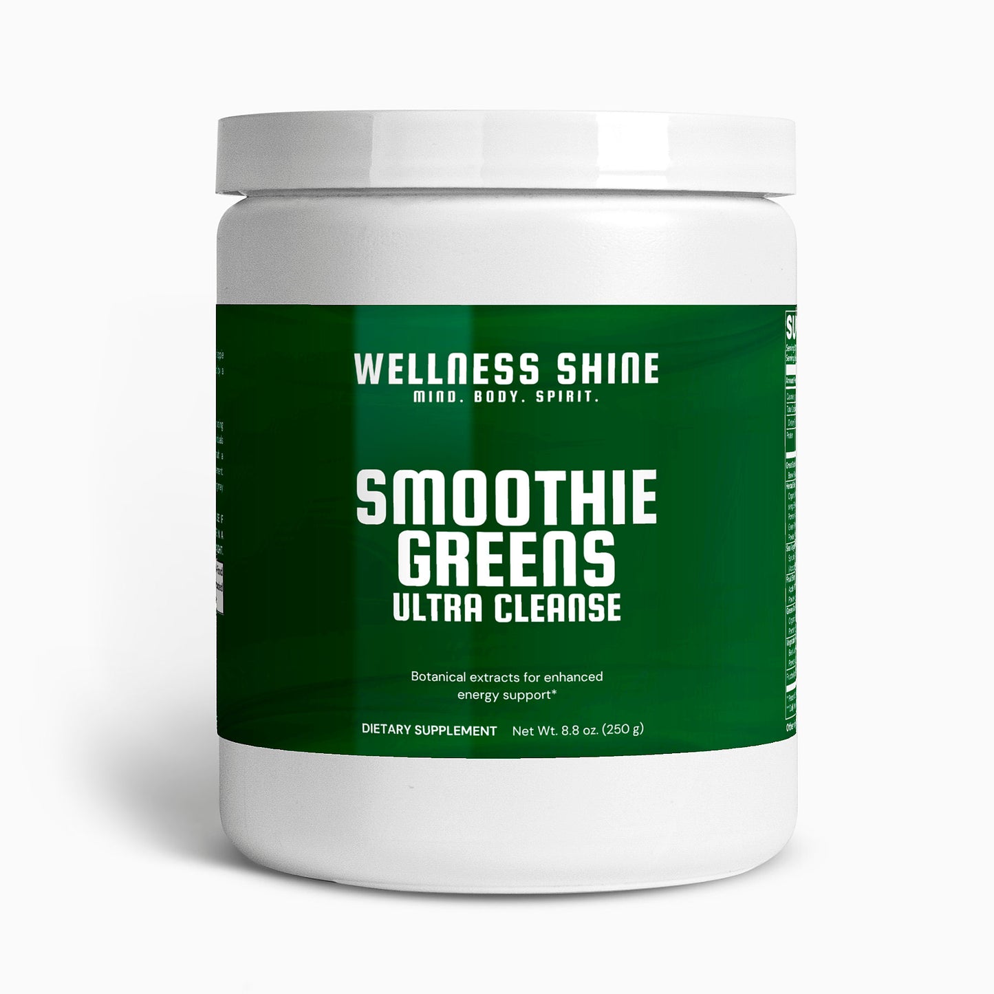 Ultra Cleanse Smoothie Greens – Detox & Alkalizing Blend by Wellness Shine