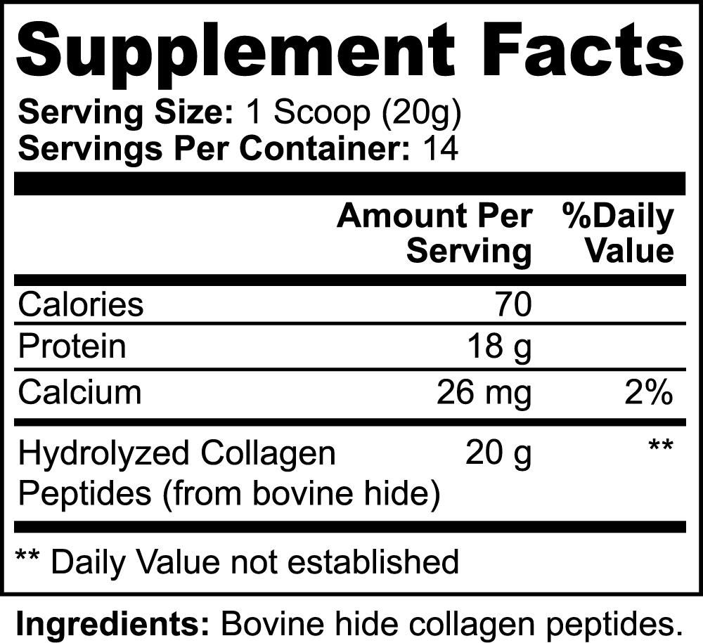 Grass-Fed Hydrolyzed Collagen Peptides – Healthy Skin Supplement by Wellness Shine