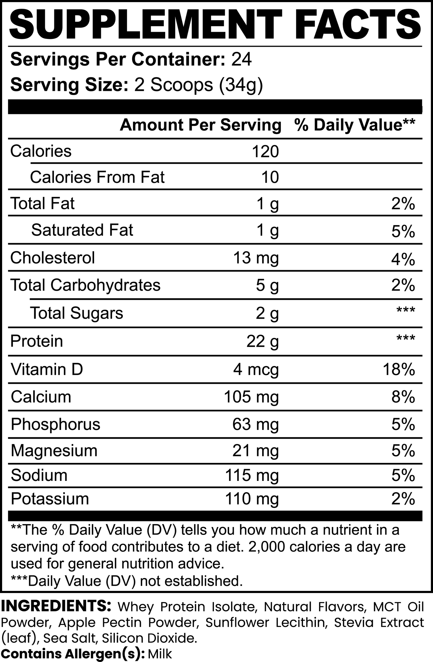 Advanced 100% Whey Protein Isolate (Vanilla) – Muscle Growth Supplement by Wellness Shine
