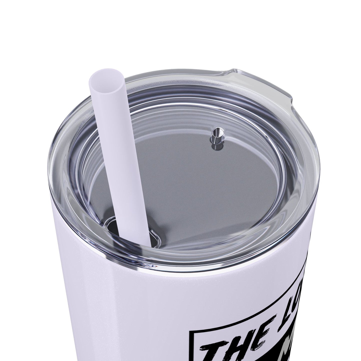 The Lord Is My Shepherd Skinny Tumbler with Straw, 20oz