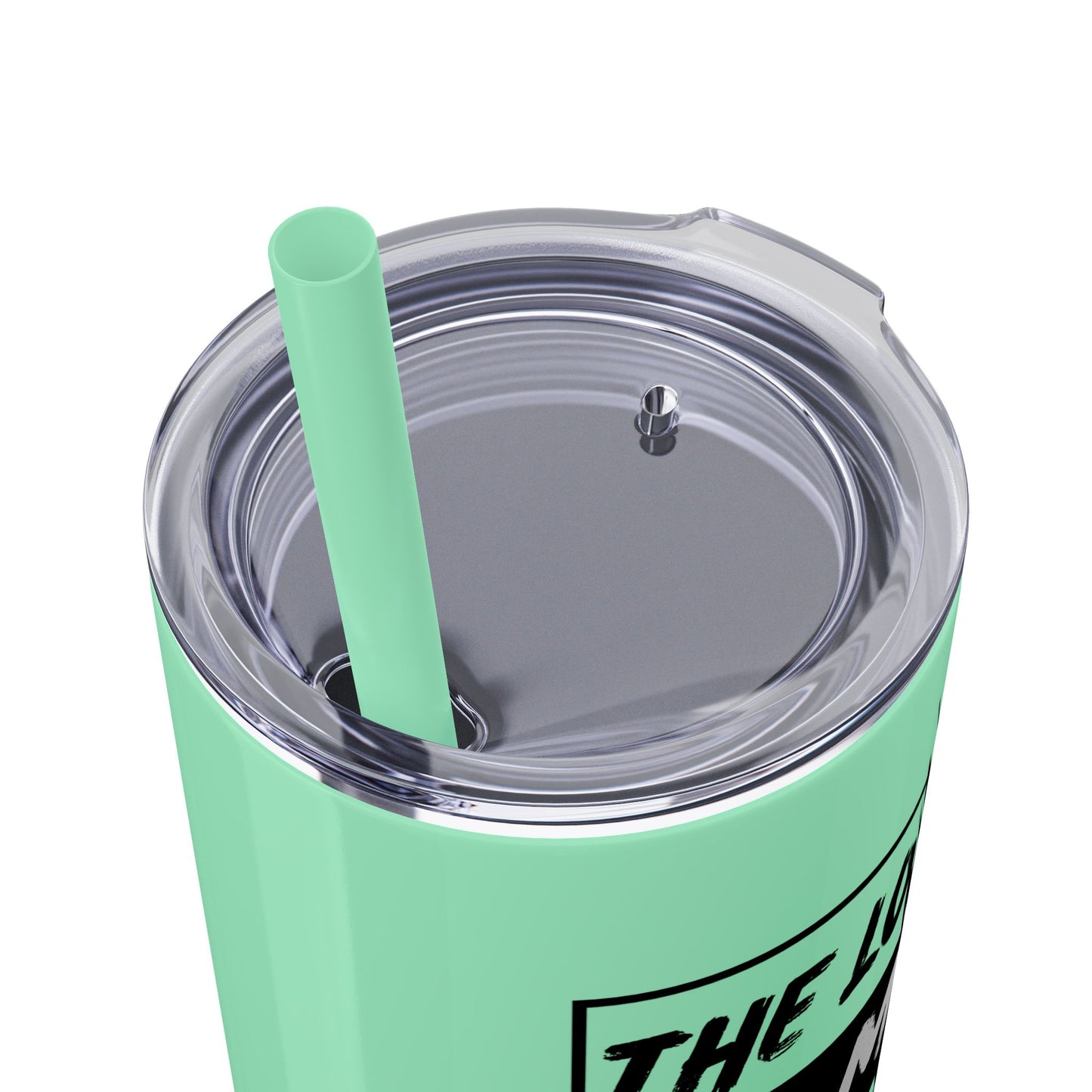 The Lord Is My Shepherd Skinny Tumbler with Straw, 20oz