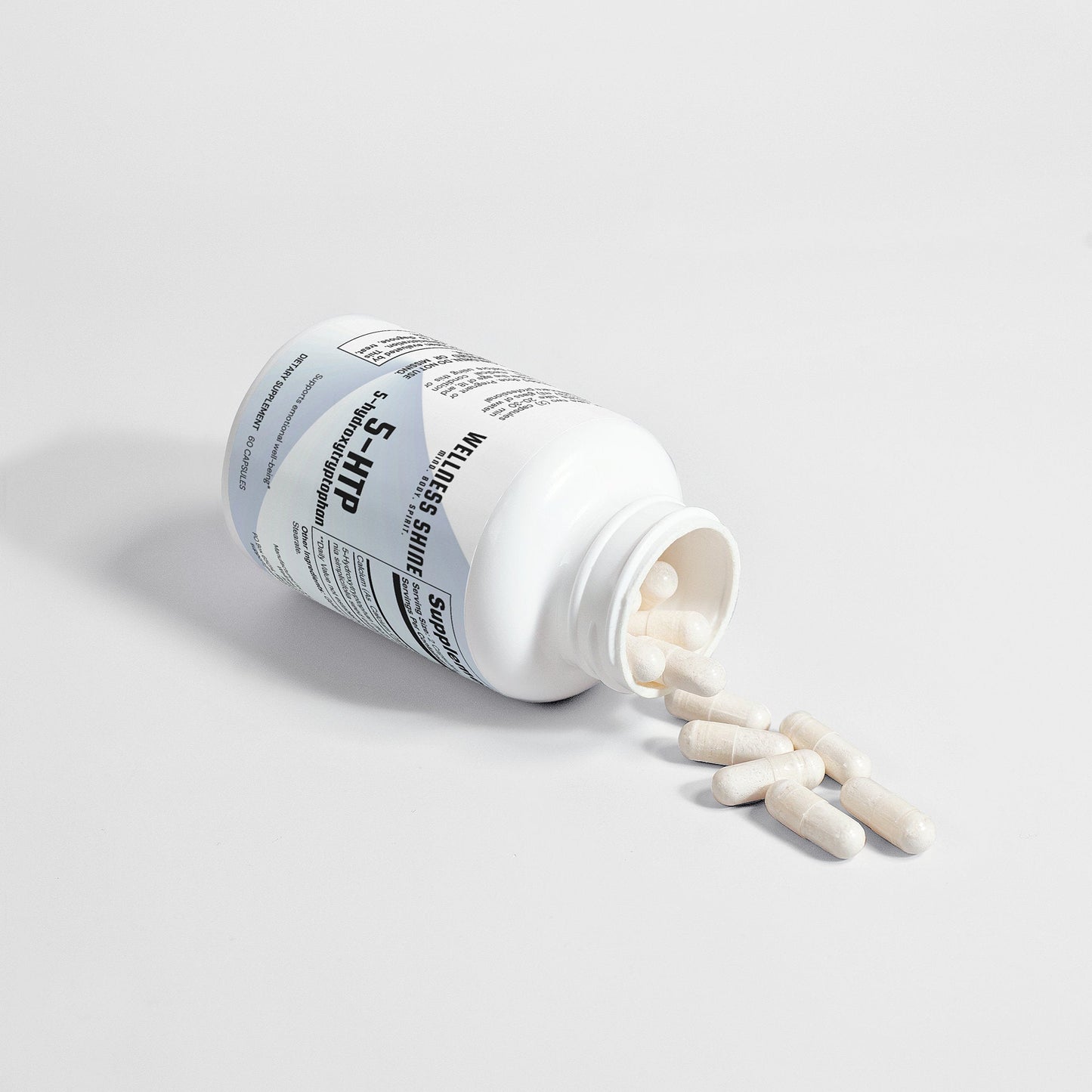 5 - HTP Supplement 200mg - Mood Support & Sleep Aid by Wellness Shine - Wellness Shine
