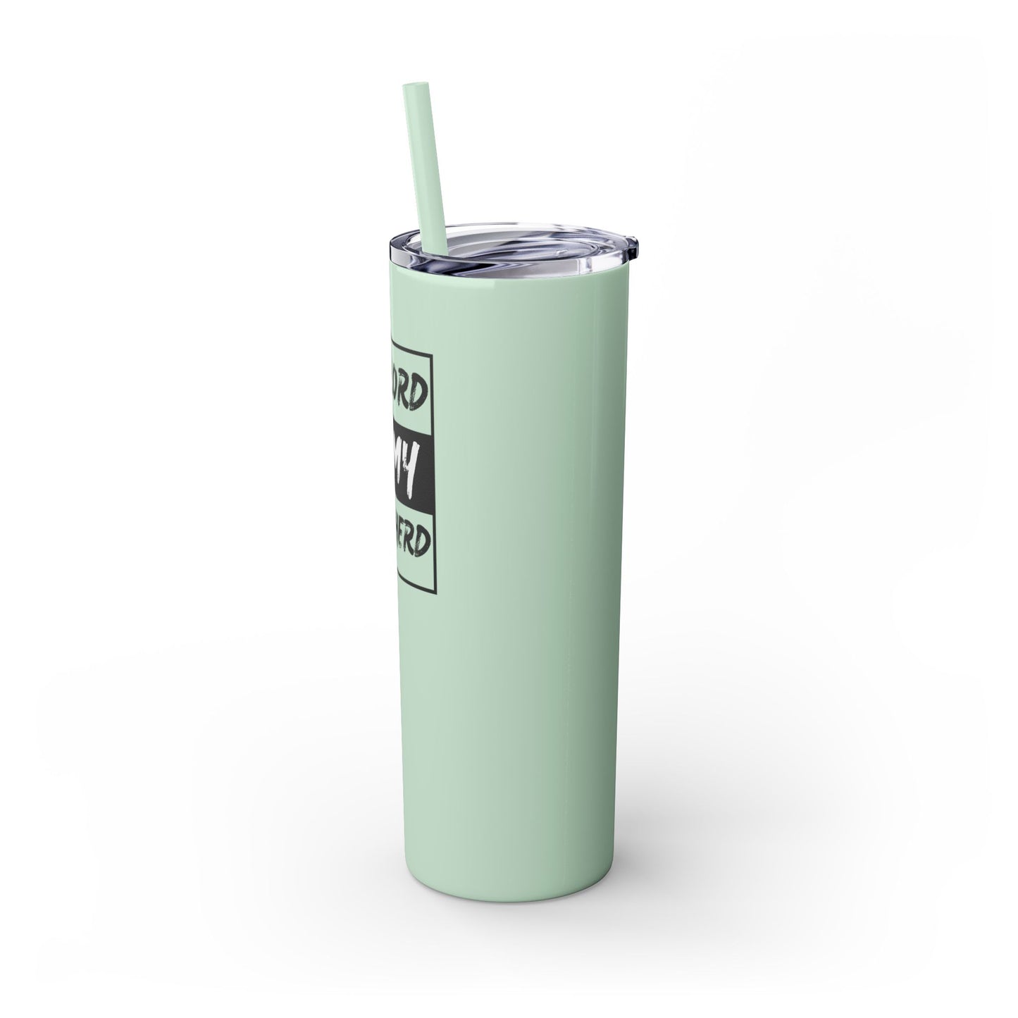The Lord Is My Shepherd Skinny Tumbler with Straw, 20oz