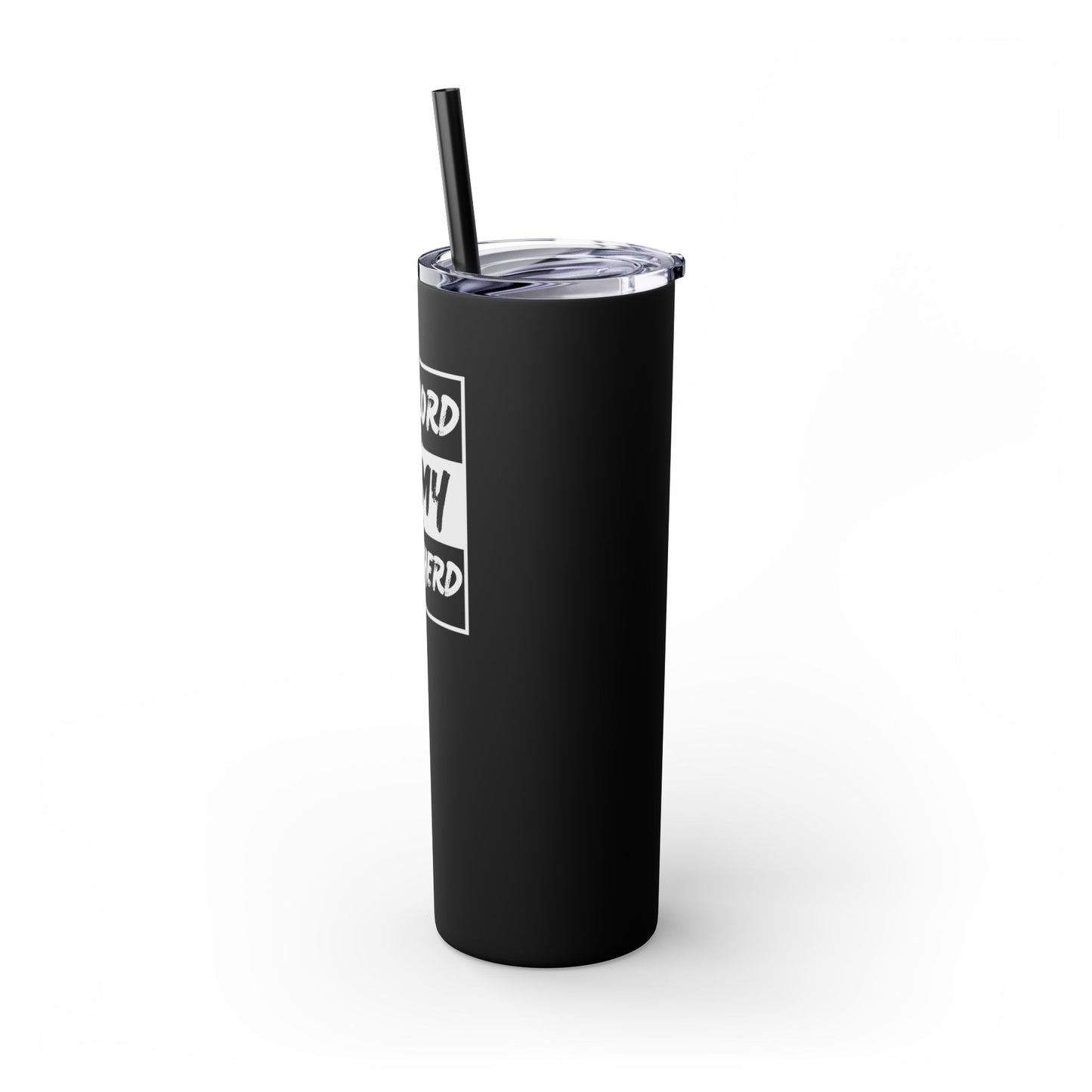The Lord Is My Shepherd Skinny Tumbler with Straw, 20oz