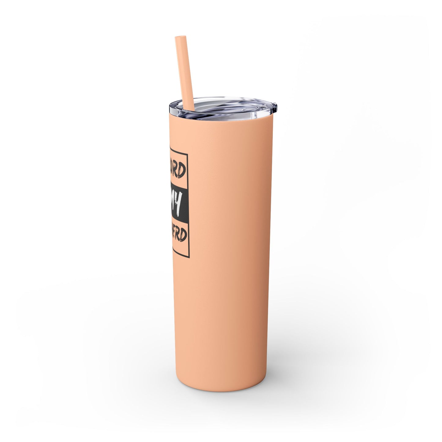 The Lord Is My Shepherd Skinny Tumbler with Straw, 20oz