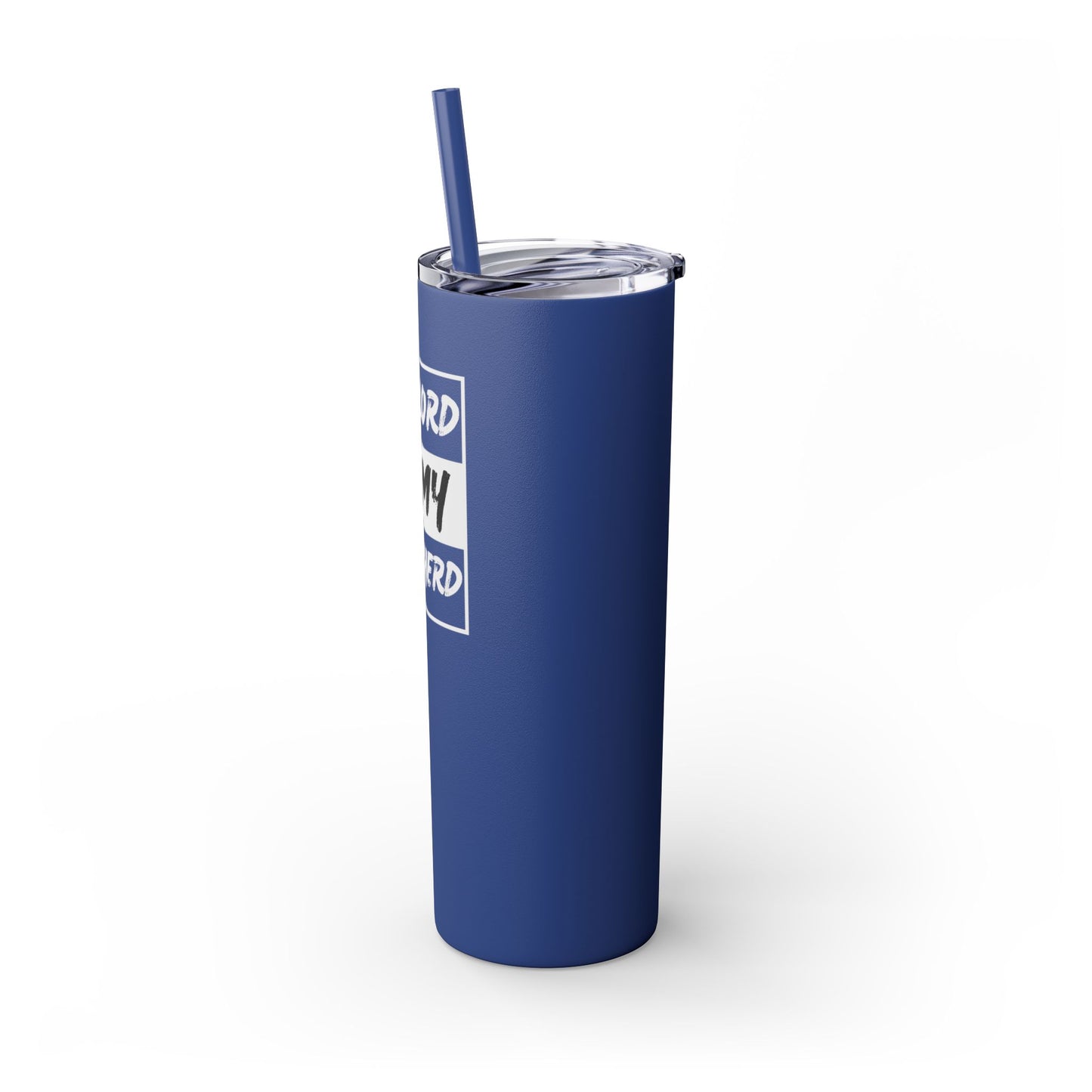 The Lord Is My Shepherd Skinny Tumbler with Straw, 20oz
