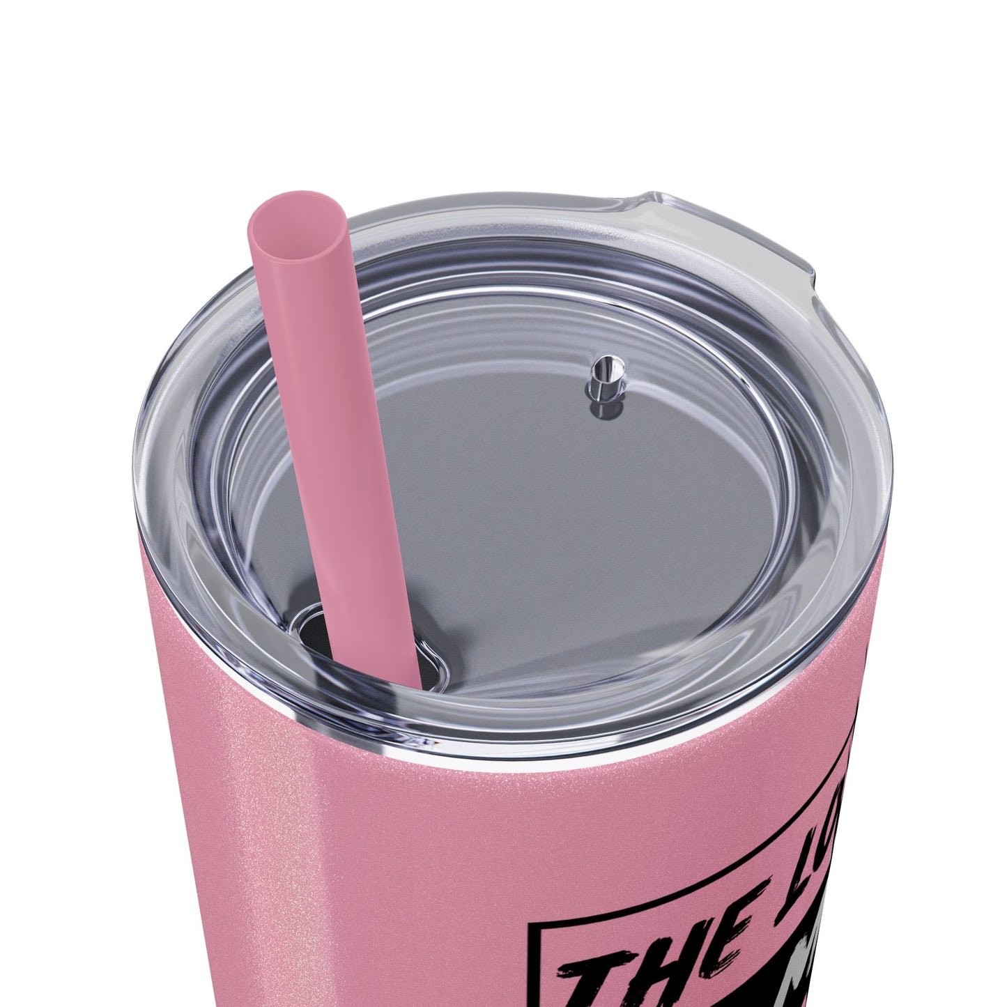 The Lord Is My Shepherd Skinny Tumbler with Straw, 20oz