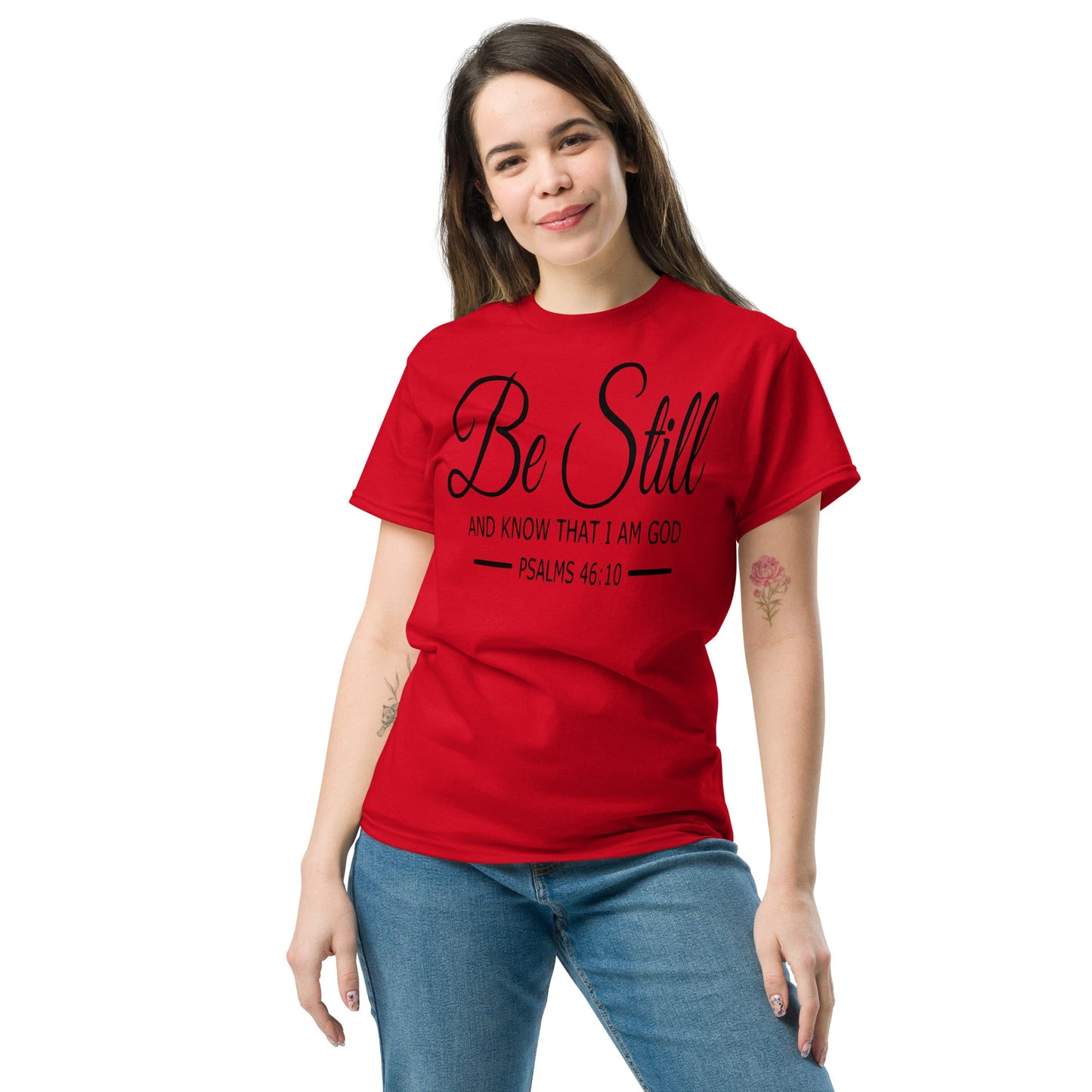 Be Still Christian Shirt, Bible Versed Tee, Gift - Christianity, Christianity Apparel, Jesus - Christian, Christianity Faith Shirt - Wellness Shine
