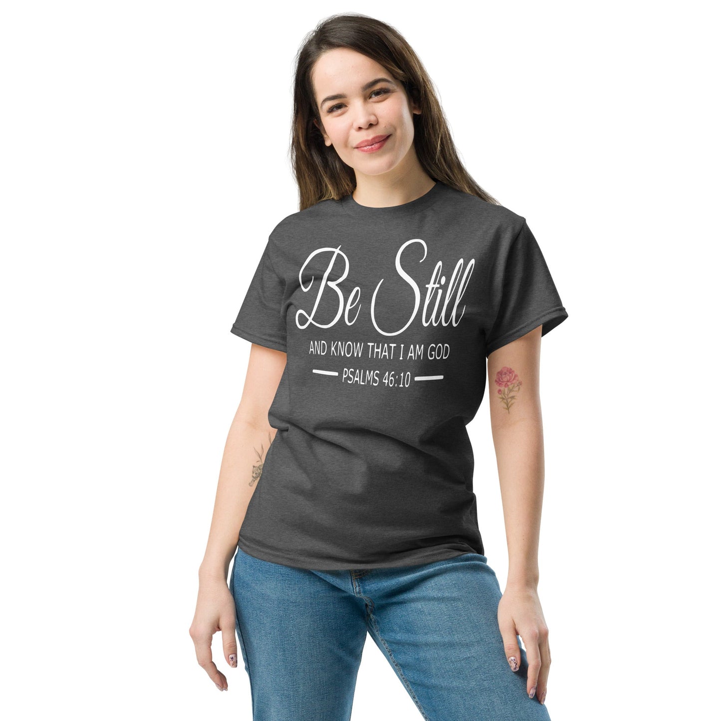 Be Still Christian Shirt, Bible Versed Tee, Gift - Christianity, Christianity Apparel, Jesus - Christian, Christianity Faith Shirt - Wellness Shine