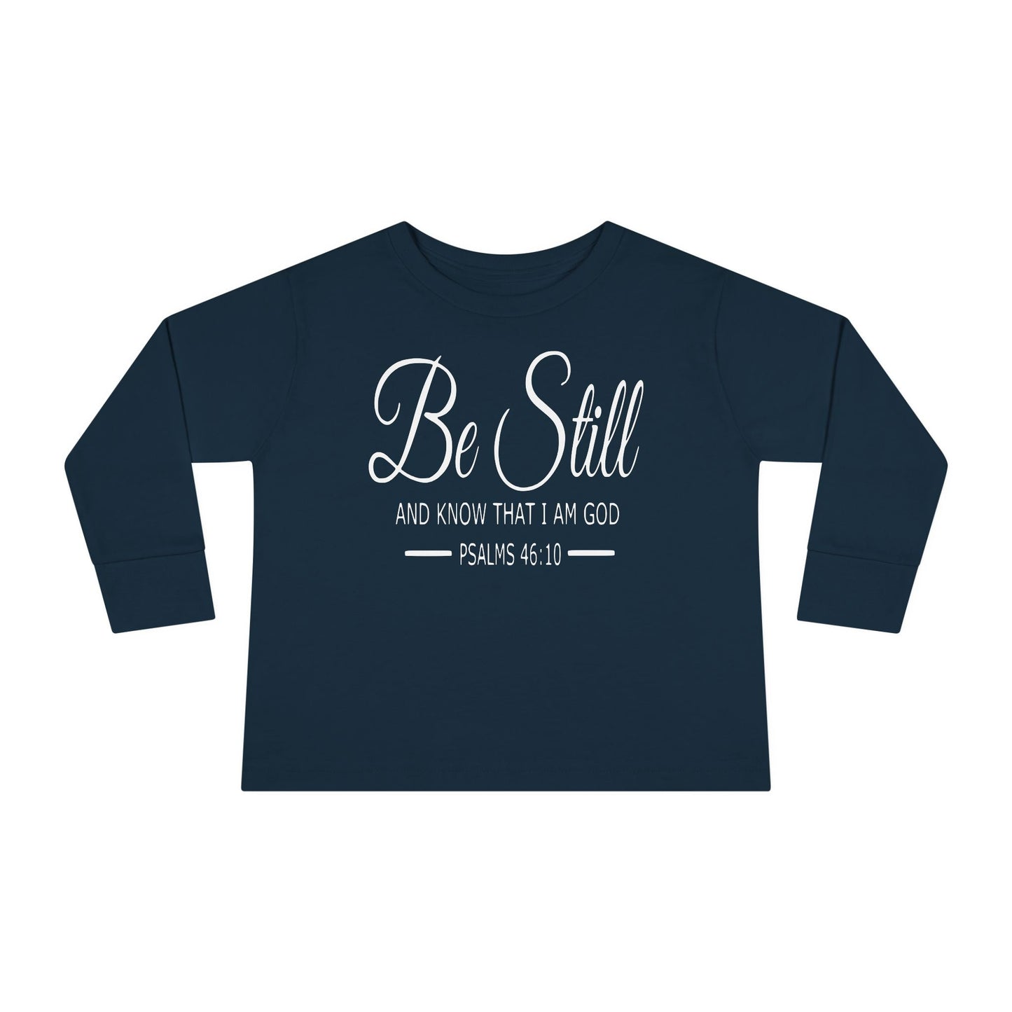 Be Still Toddler Long Sleeve Tee - Wellness Shine