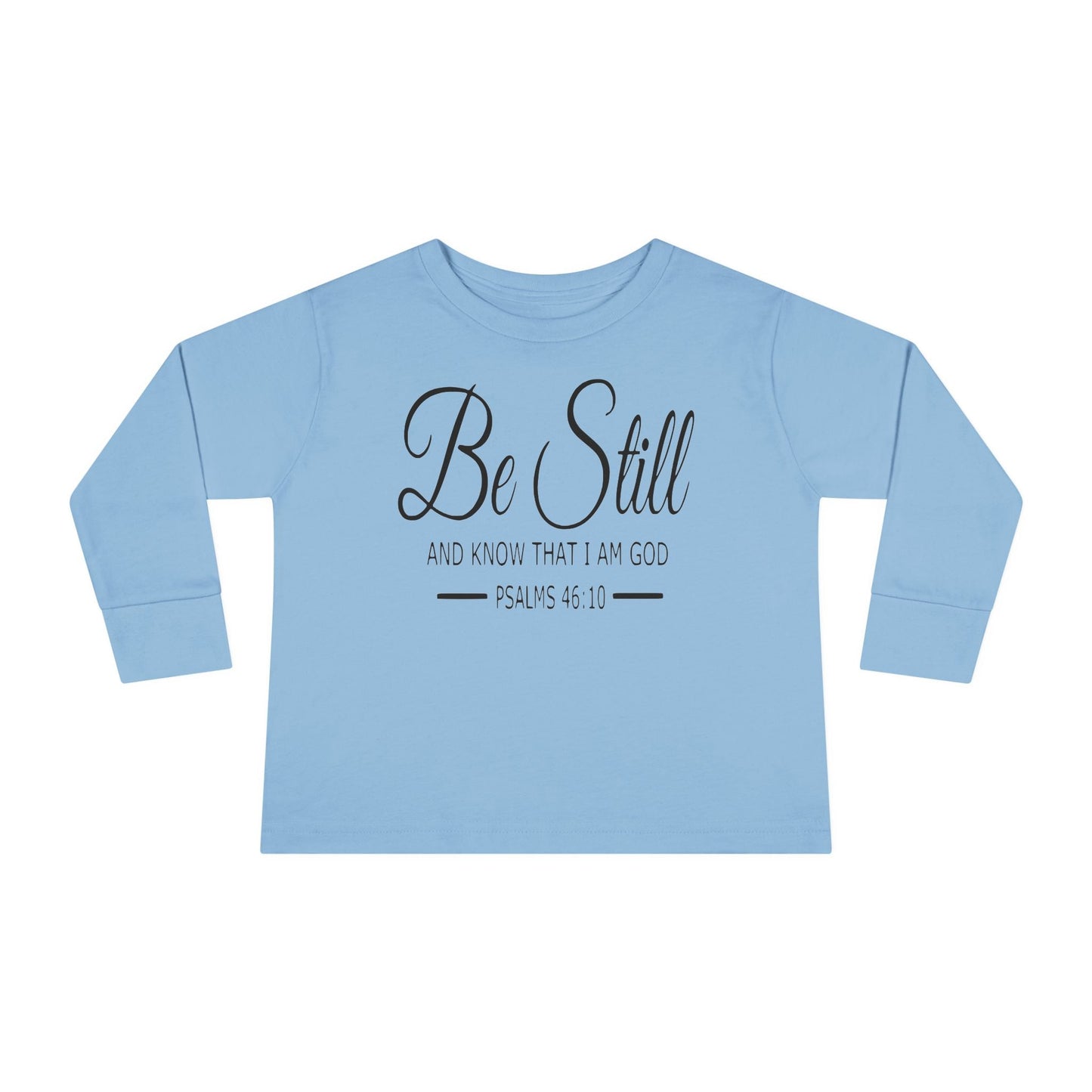 Be Still Toddler Long Sleeve Tee - Wellness Shine