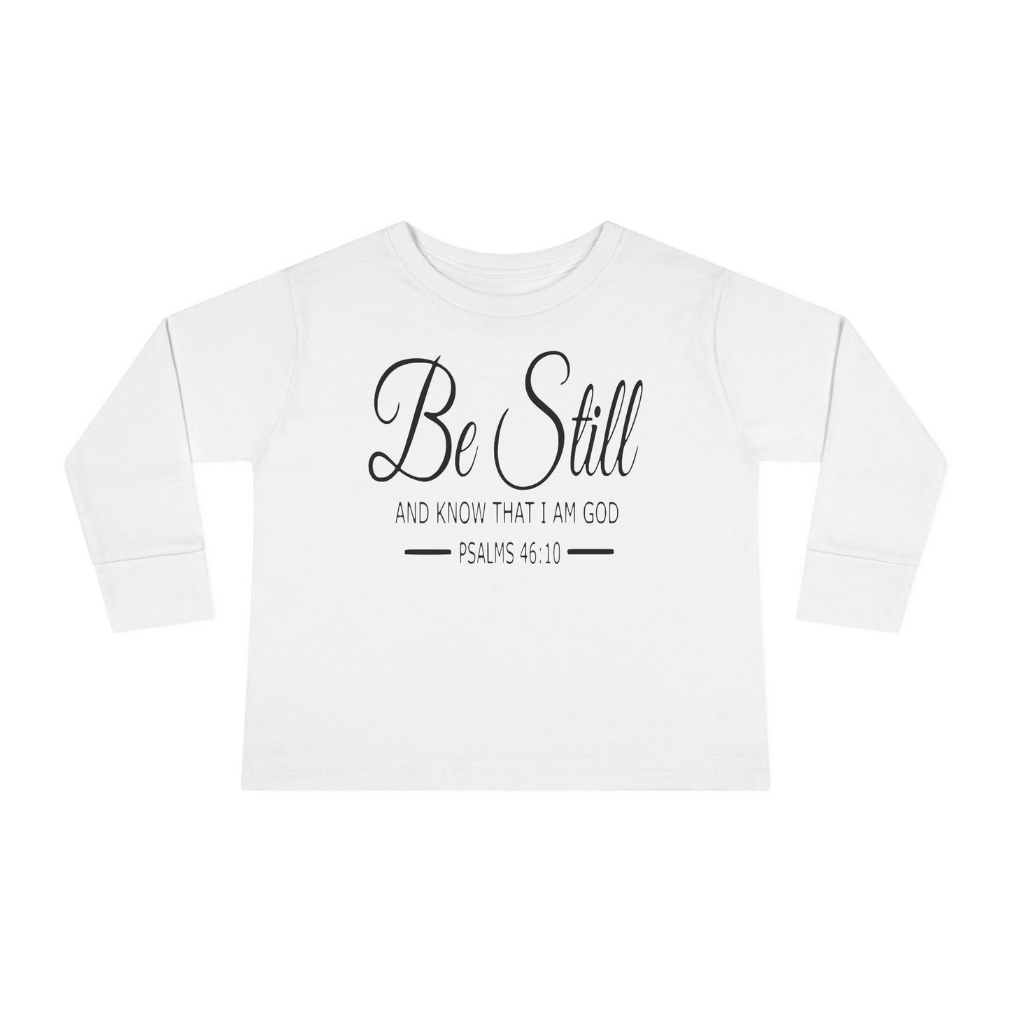 Be Still Toddler Long Sleeve Tee - Wellness Shine