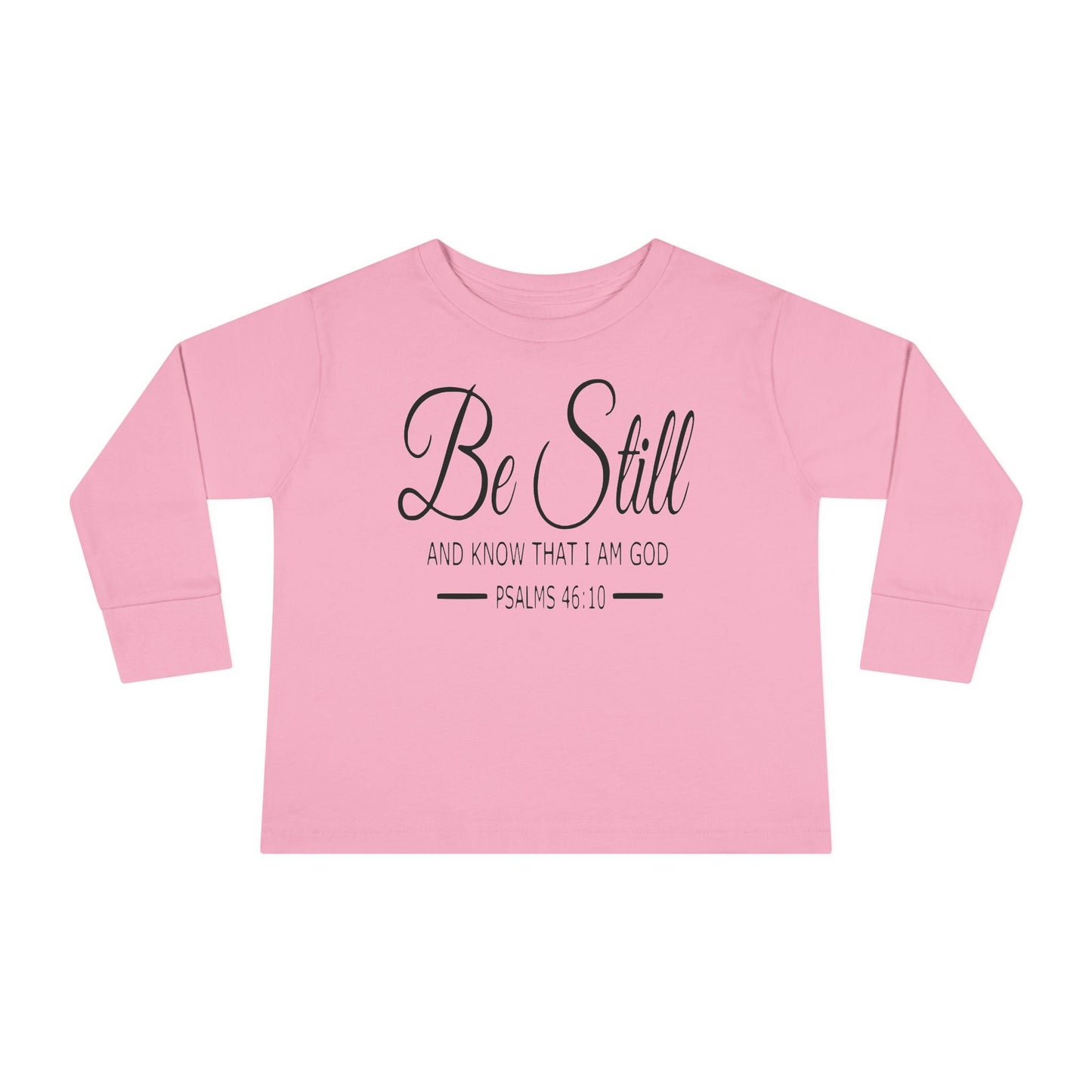 Be Still Toddler Long Sleeve Tee - Wellness Shine