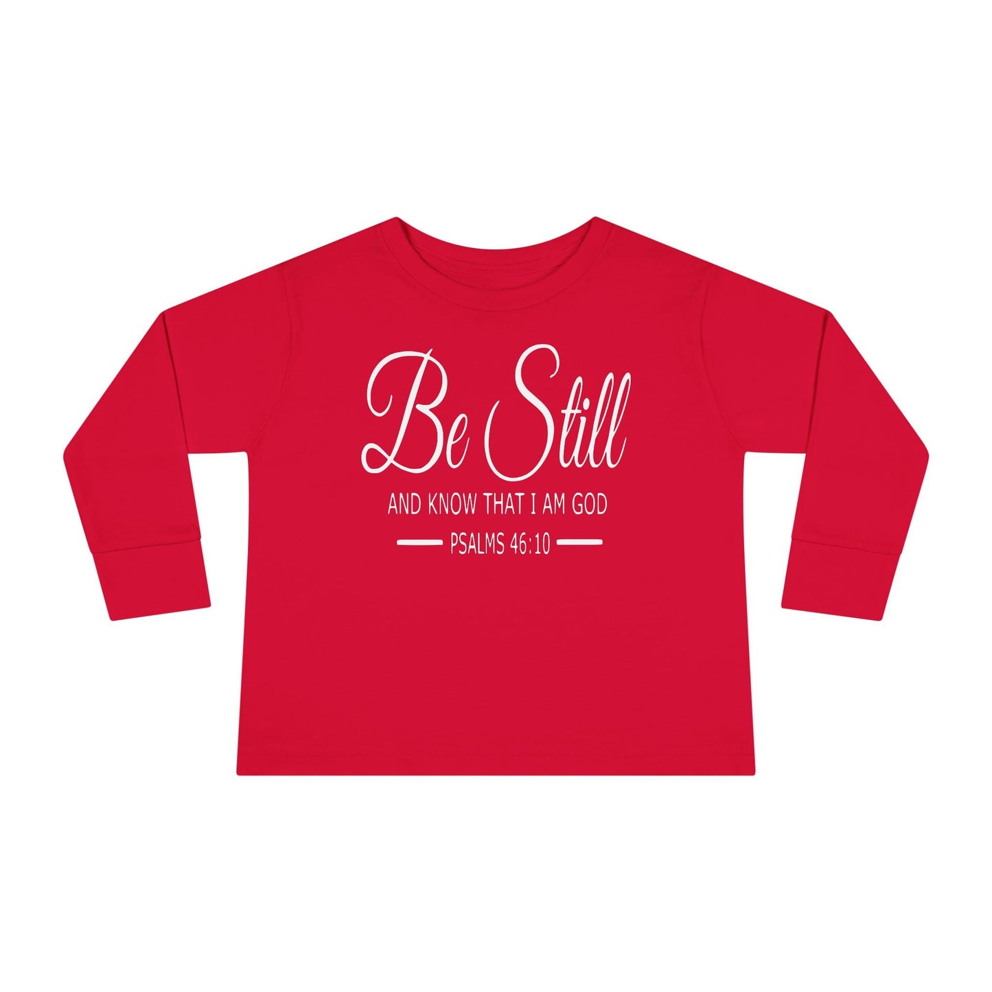 Be Still Toddler Long Sleeve Tee - Wellness Shine