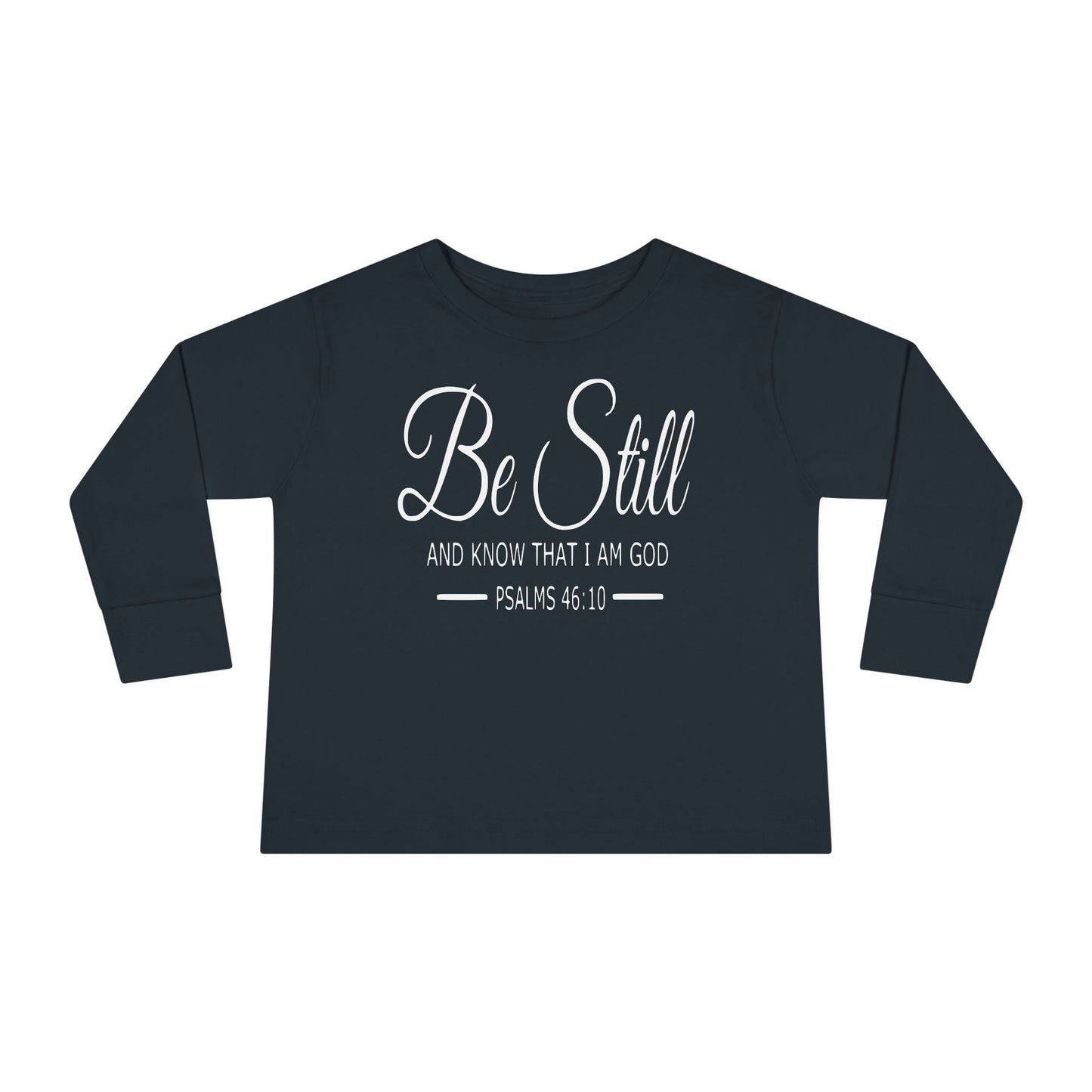 Be Still Toddler Long Sleeve Tee - Wellness Shine