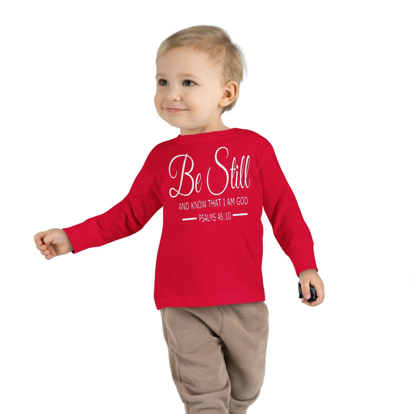 Be Still Toddler Long Sleeve Tee - Wellness Shine