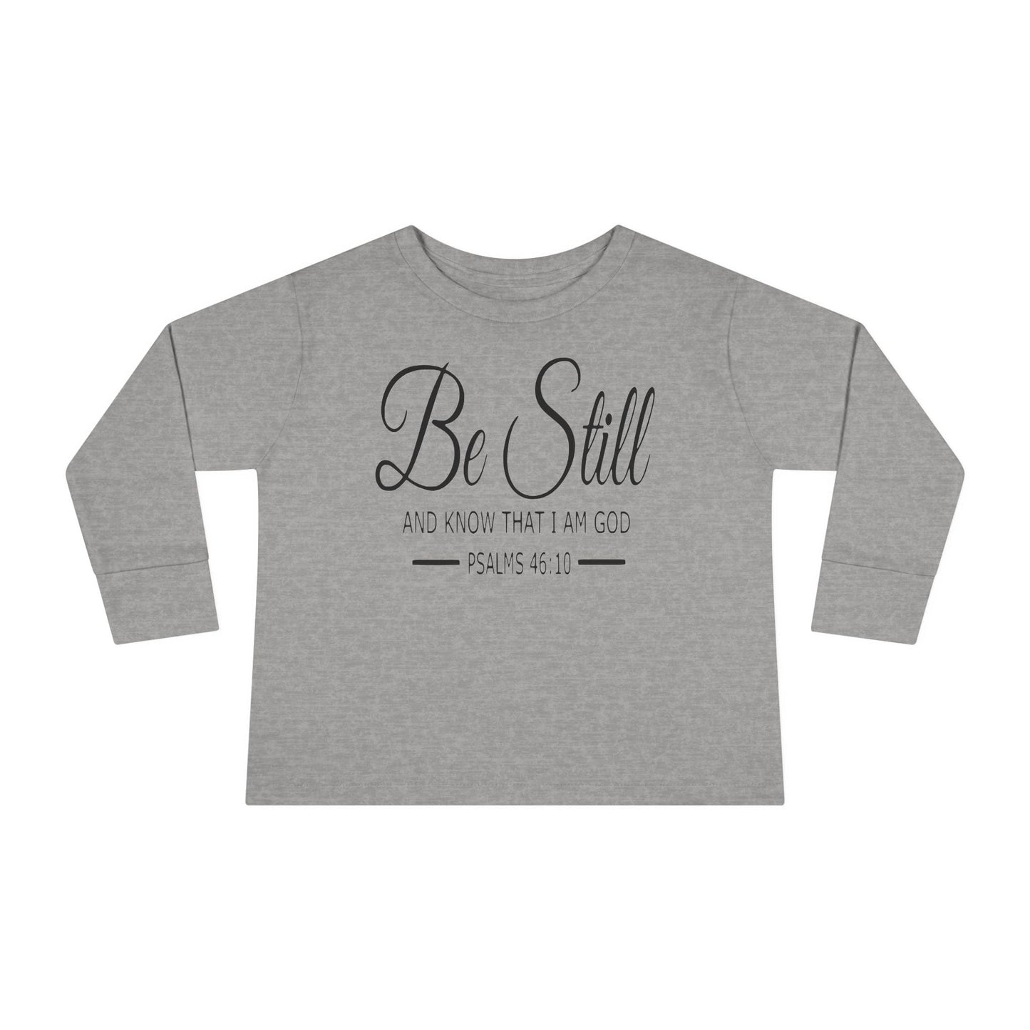 Be Still Toddler Long Sleeve Tee - Wellness Shine