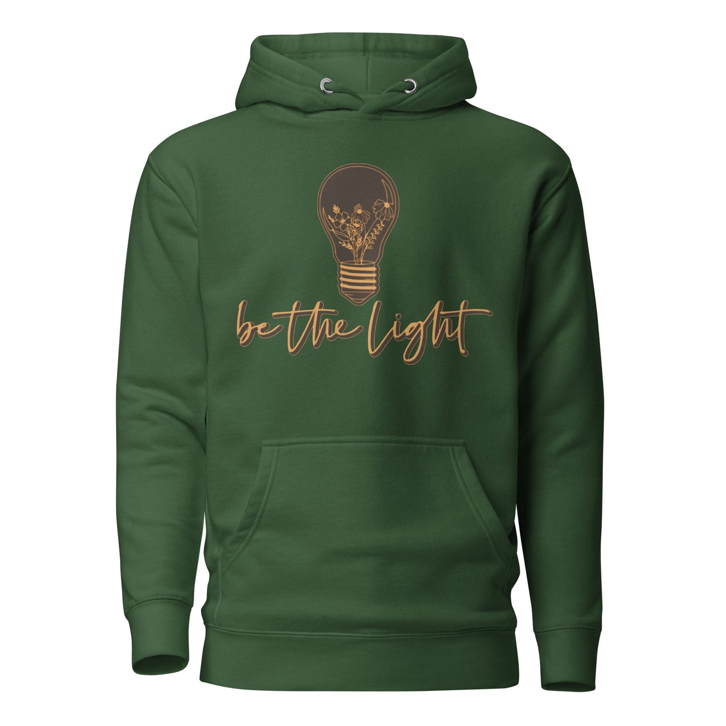 Be The Light Unisex Hoodie - Faith Based Apparel - Wellness Shine - Wellness Shine