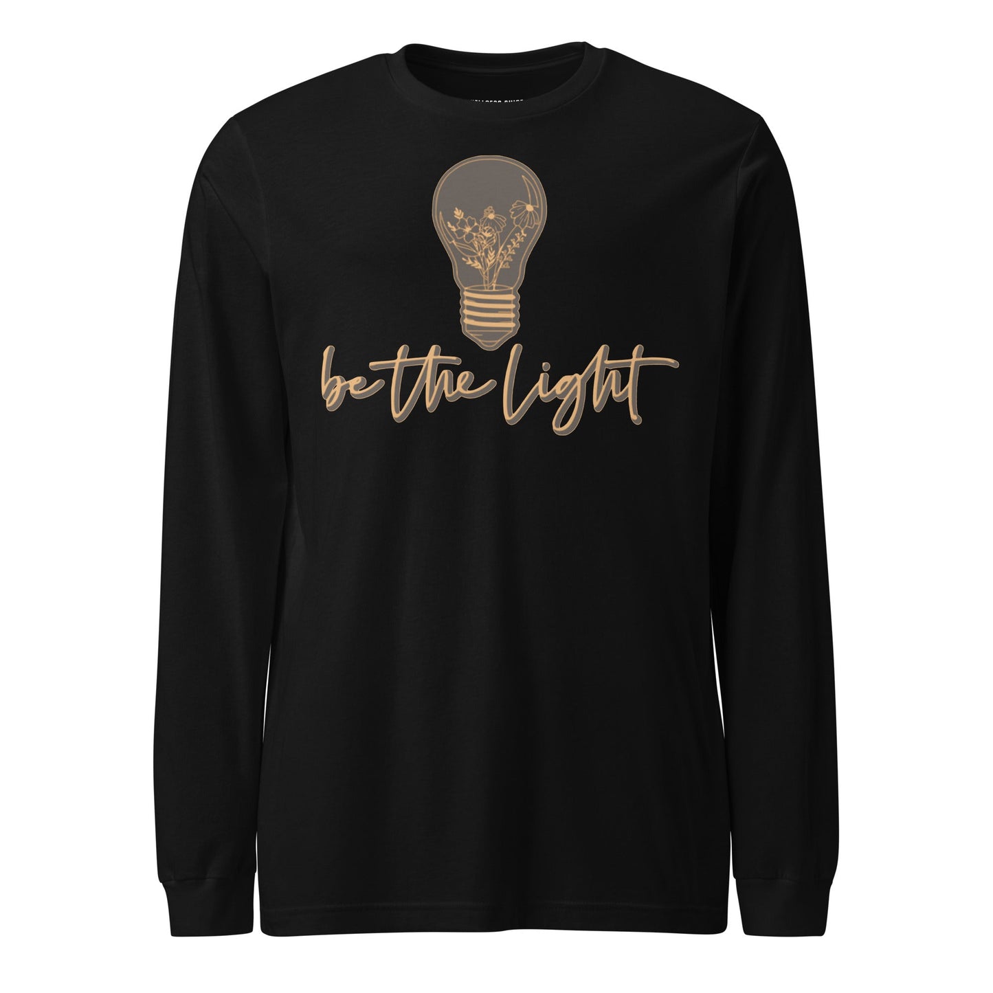 Be The Light Unisex Long Sleeve Tee - Faith Based Apparel - Wellness Shine - Wellness Shine