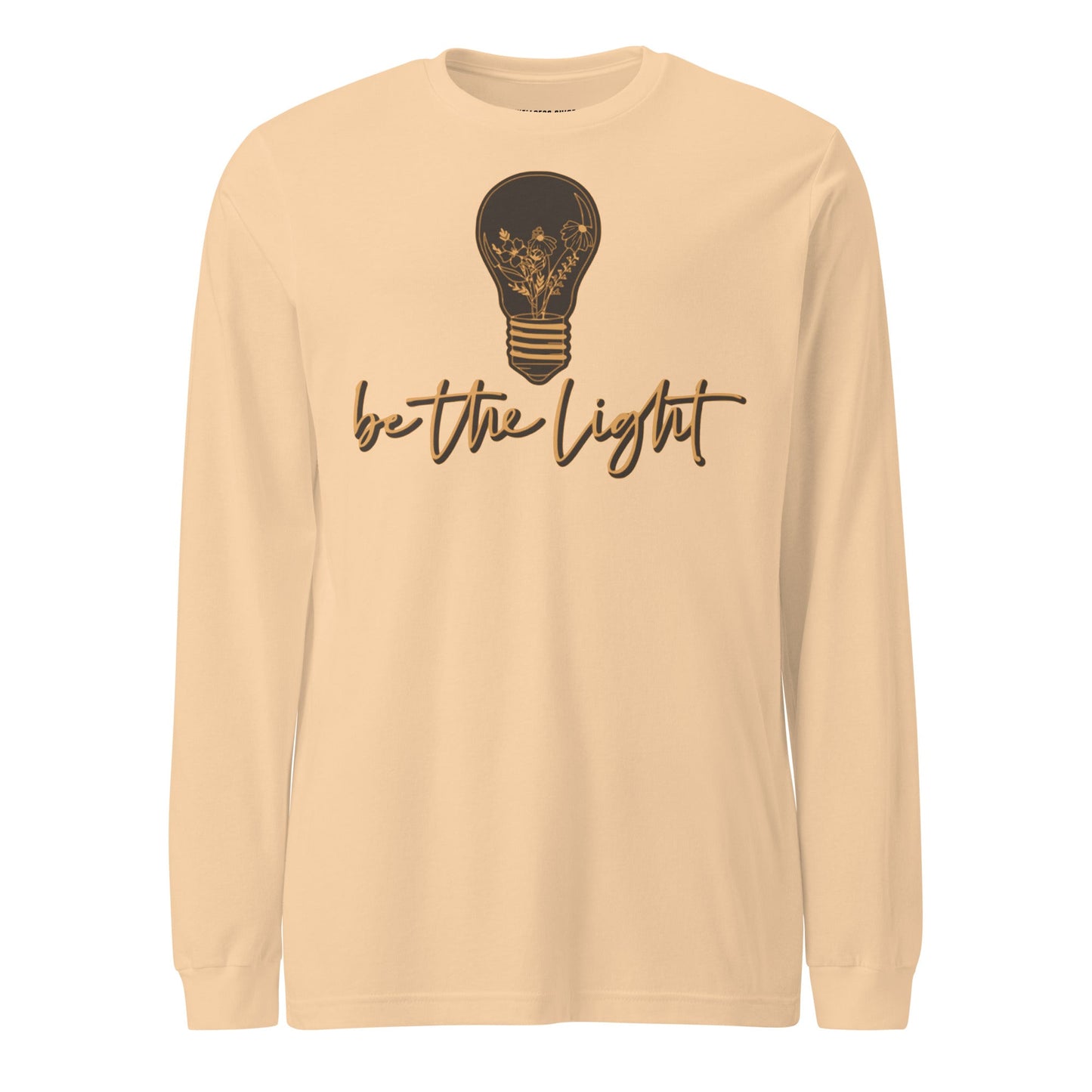 Be The Light Unisex Long Sleeve Tee - Faith Based Apparel - Wellness Shine - Wellness Shine