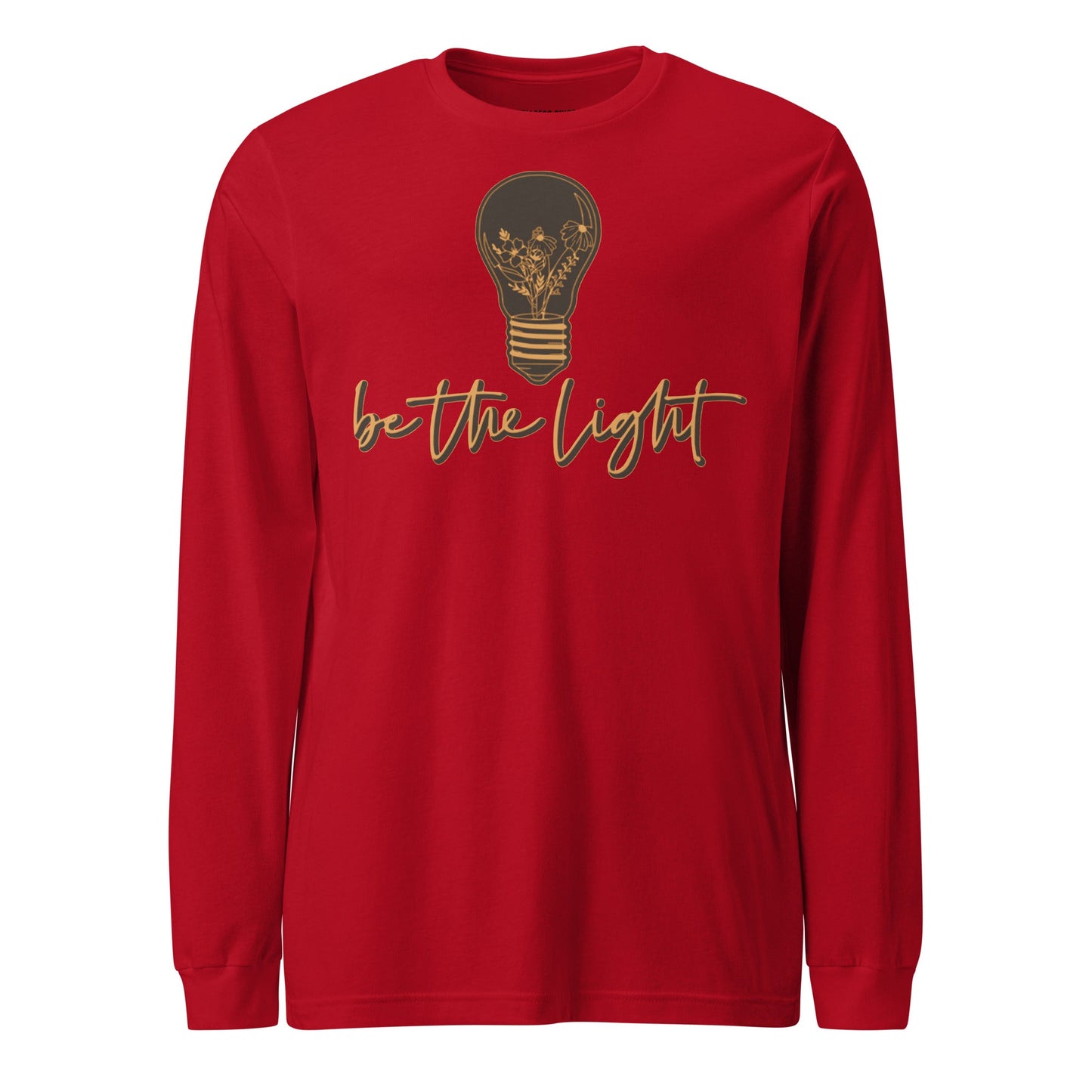 Be The Light Unisex Long Sleeve Tee - Faith Based Apparel - Wellness Shine - Wellness Shine