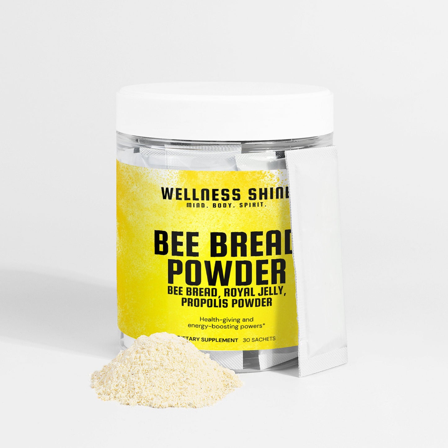 Bee Bread Powder – Natural Energy Booster by Wellness Shine - Wellness Shine