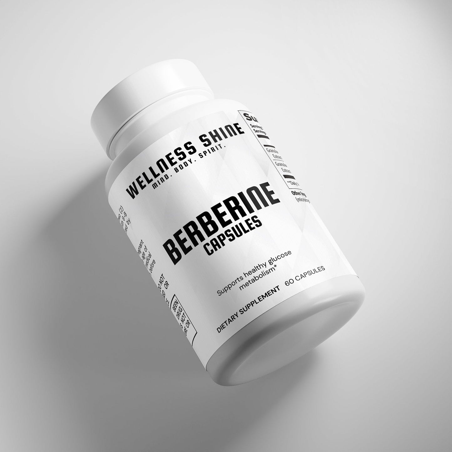 Berberine – Healthy Metabolism Supplement by Wellness Shine - Wellness Shine
