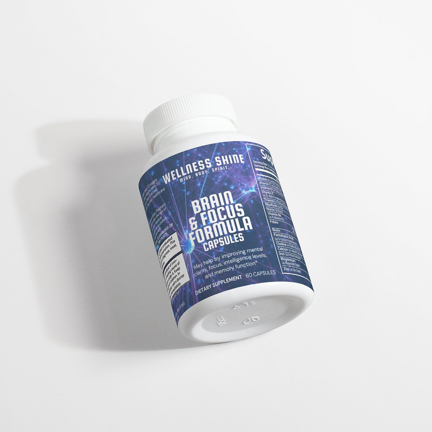 Brain & Focus Formula – Memory Function Supplement by Wellness Shine - Wellness Shine