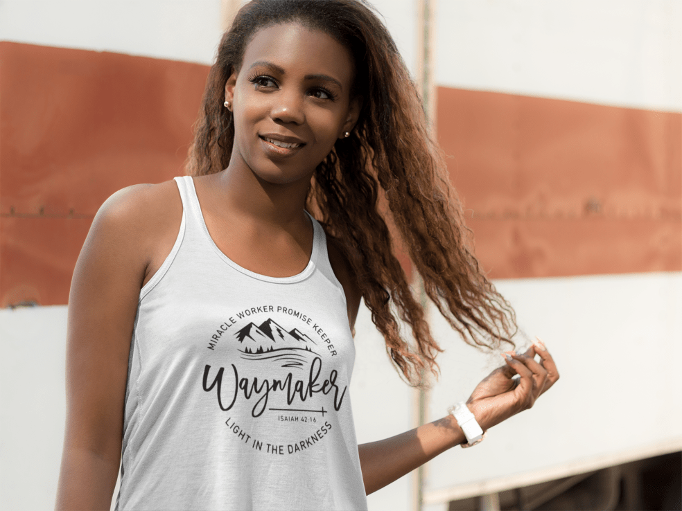 Christian Apparel Waymaker Women's Tank Top - Wellness Shine