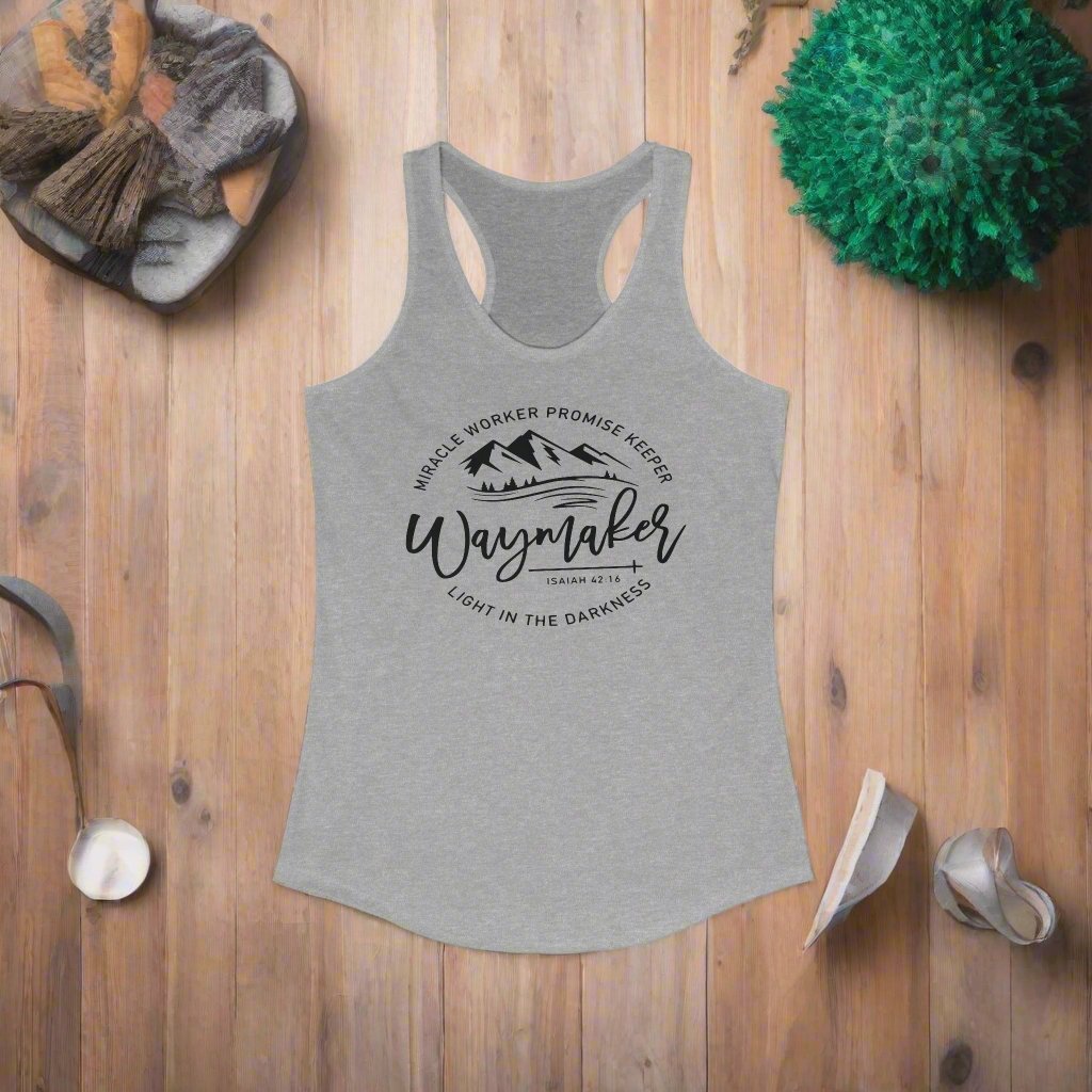 Christian Apparel Waymaker Women's Tank Top - Wellness Shine
