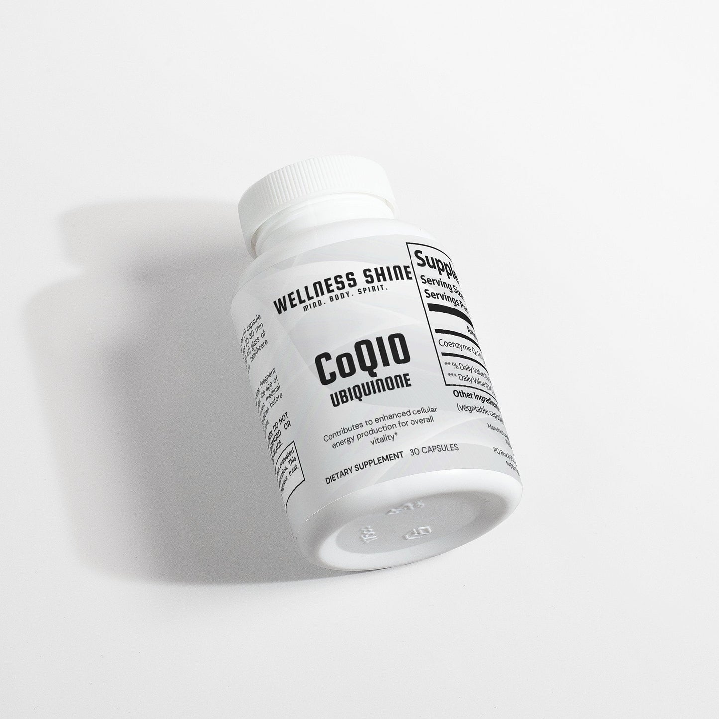 CoQ10 Ubiquinone – Heart & Cellular Energy Support Supplement by Wellness Shine - Wellness Shine