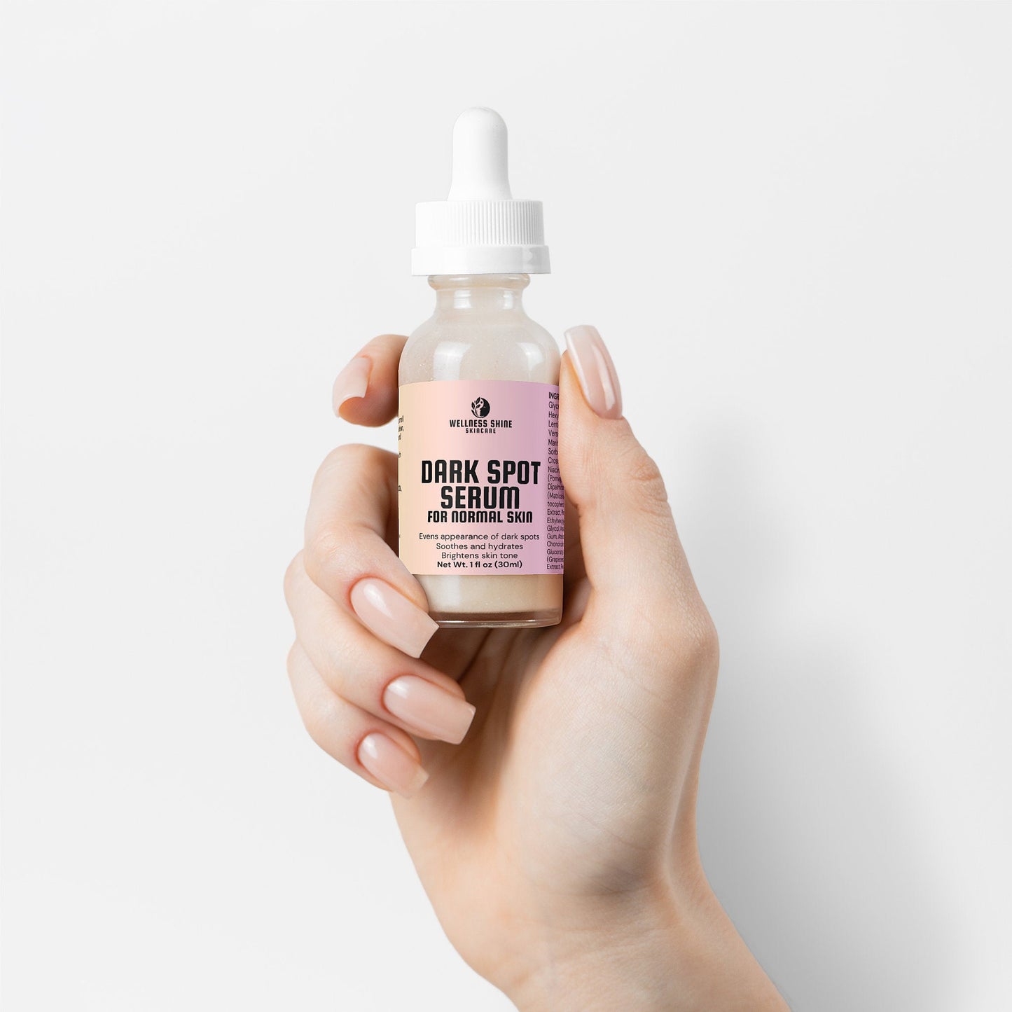 Dark Spot Serum for Normal Skin - Brightening, Hydrating and Soothing Skincare by Wellness Shine - Wellness Shine