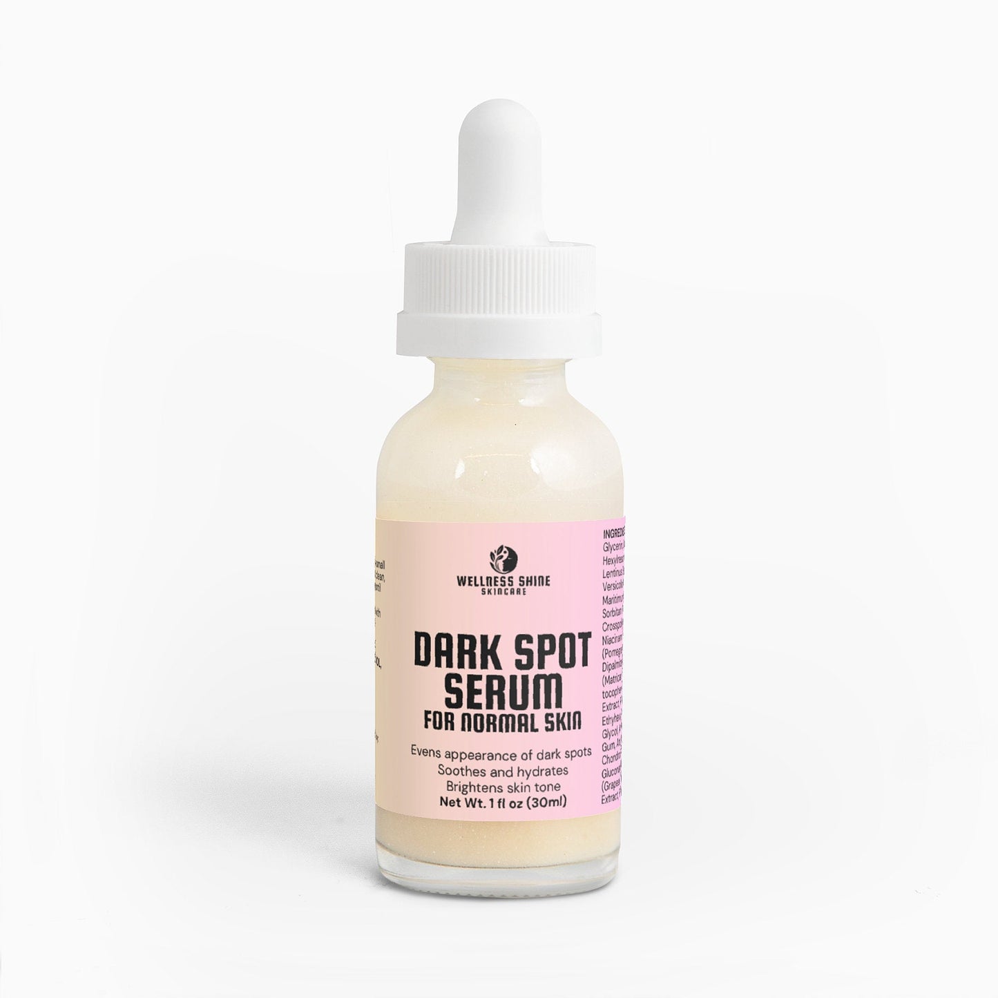 Dark Spot Serum for Normal Skin - Brightening, Hydrating and Soothing Skincare by Wellness Shine - Wellness Shine