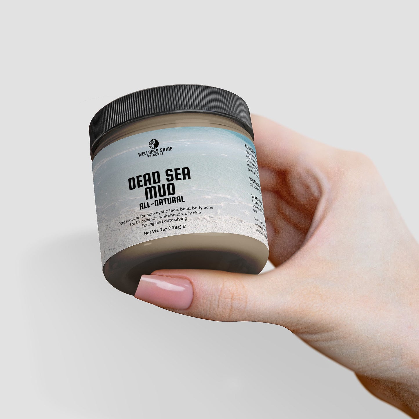 Dead Sea Mud - Anti - Aging, Cleansing and Pore Refining Skincare by Wellness Shine - Wellness Shine