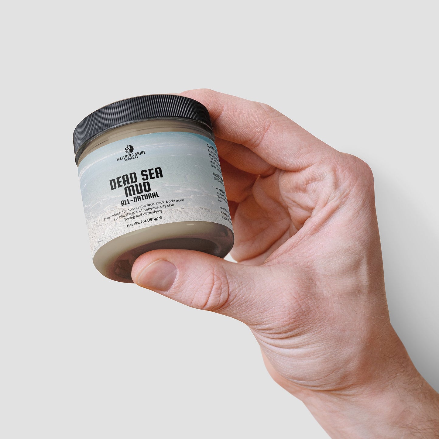 Dead Sea Mud - Anti - Aging, Cleansing and Pore Refining Skincare by Wellness Shine - Wellness Shine