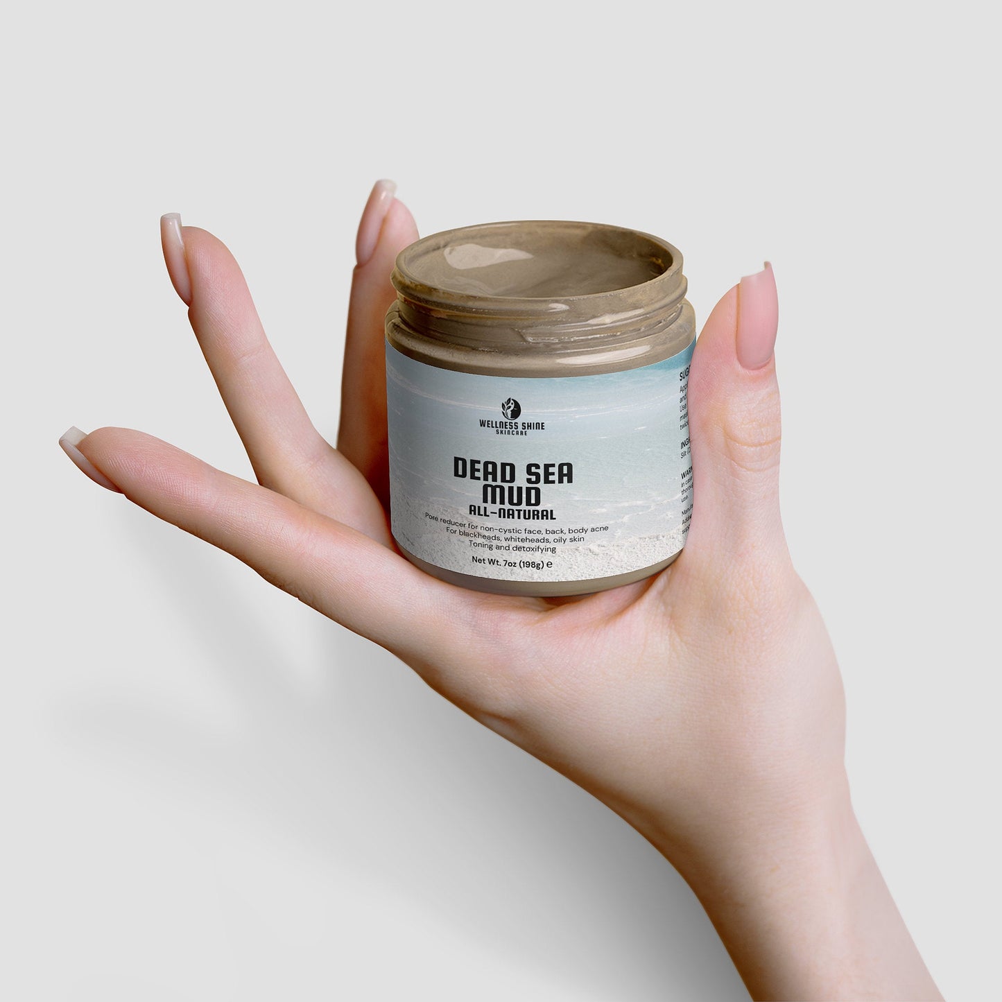 Dead Sea Mud - Anti - Aging, Cleansing and Pore Refining Skincare by Wellness Shine - Wellness Shine