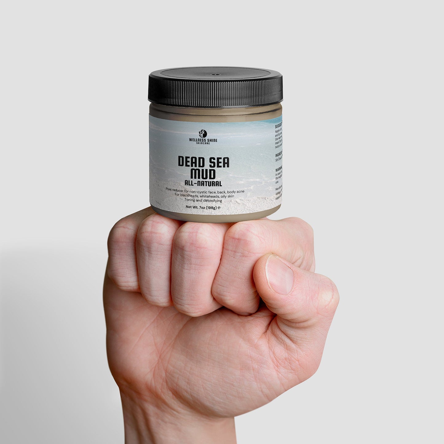 Dead Sea Mud - Anti - Aging, Cleansing and Pore Refining Skincare by Wellness Shine - Wellness Shine
