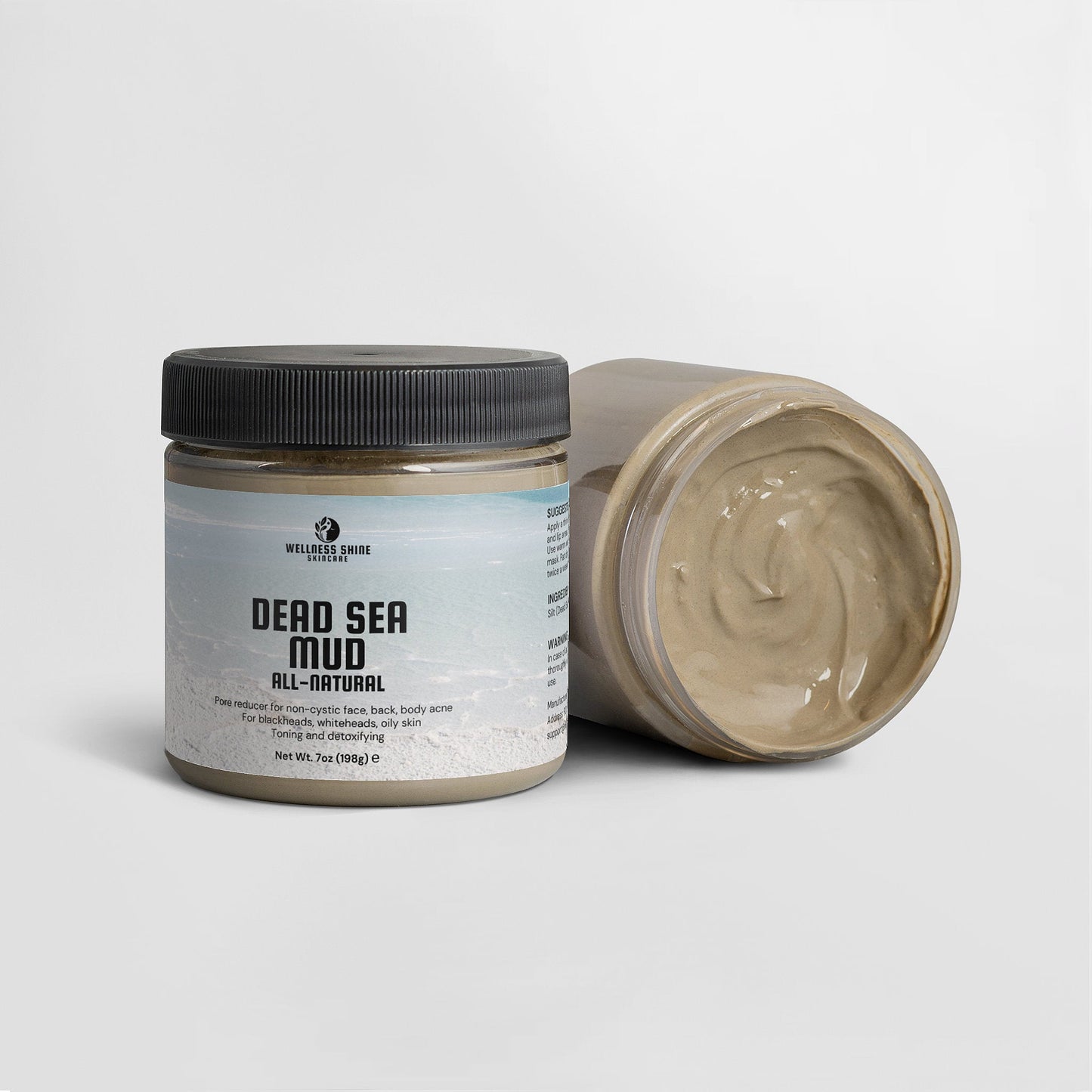 Dead Sea Mud - Anti - Aging, Cleansing and Pore Refining Skincare by Wellness Shine - Wellness Shine