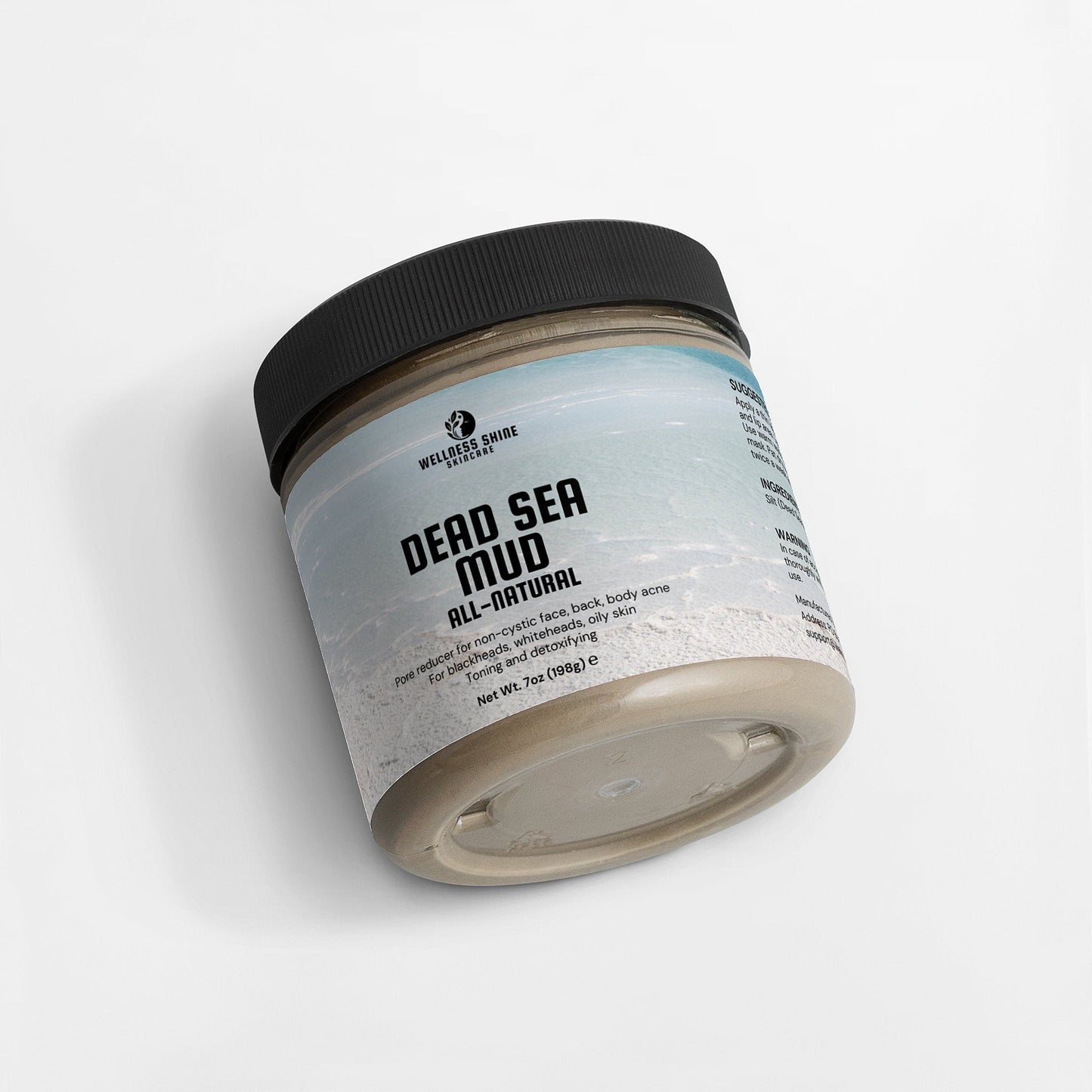 Dead Sea Mud - Anti - Aging, Cleansing and Pore Refining Skincare by Wellness Shine - Wellness Shine