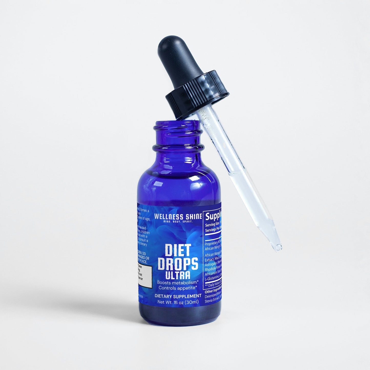 Diet Drops Ultra 1 oz – Appetite Control Supplement by Wellness Shine - Wellness Shine