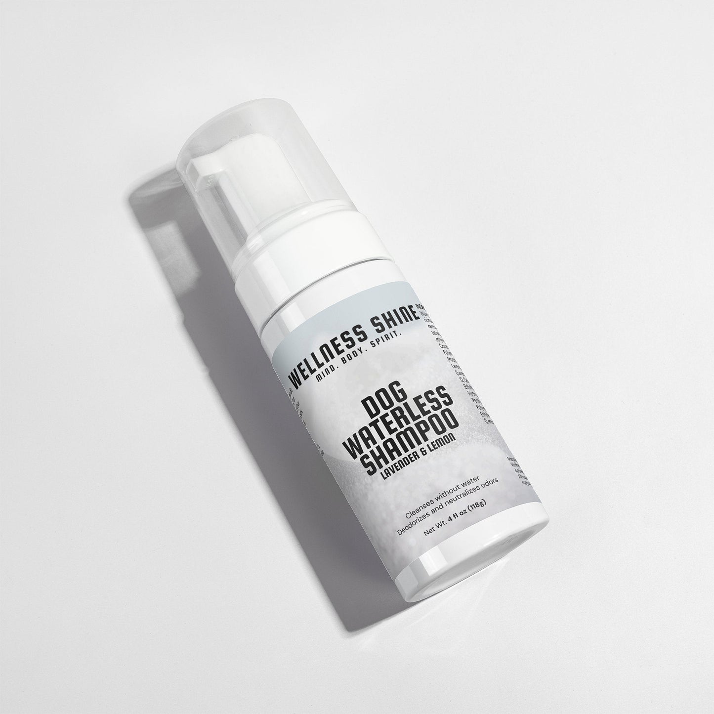 Dog Waterless Shampoo - Deodorizing and Odor Control Dog Care by Wellness Shine - Wellness Shine