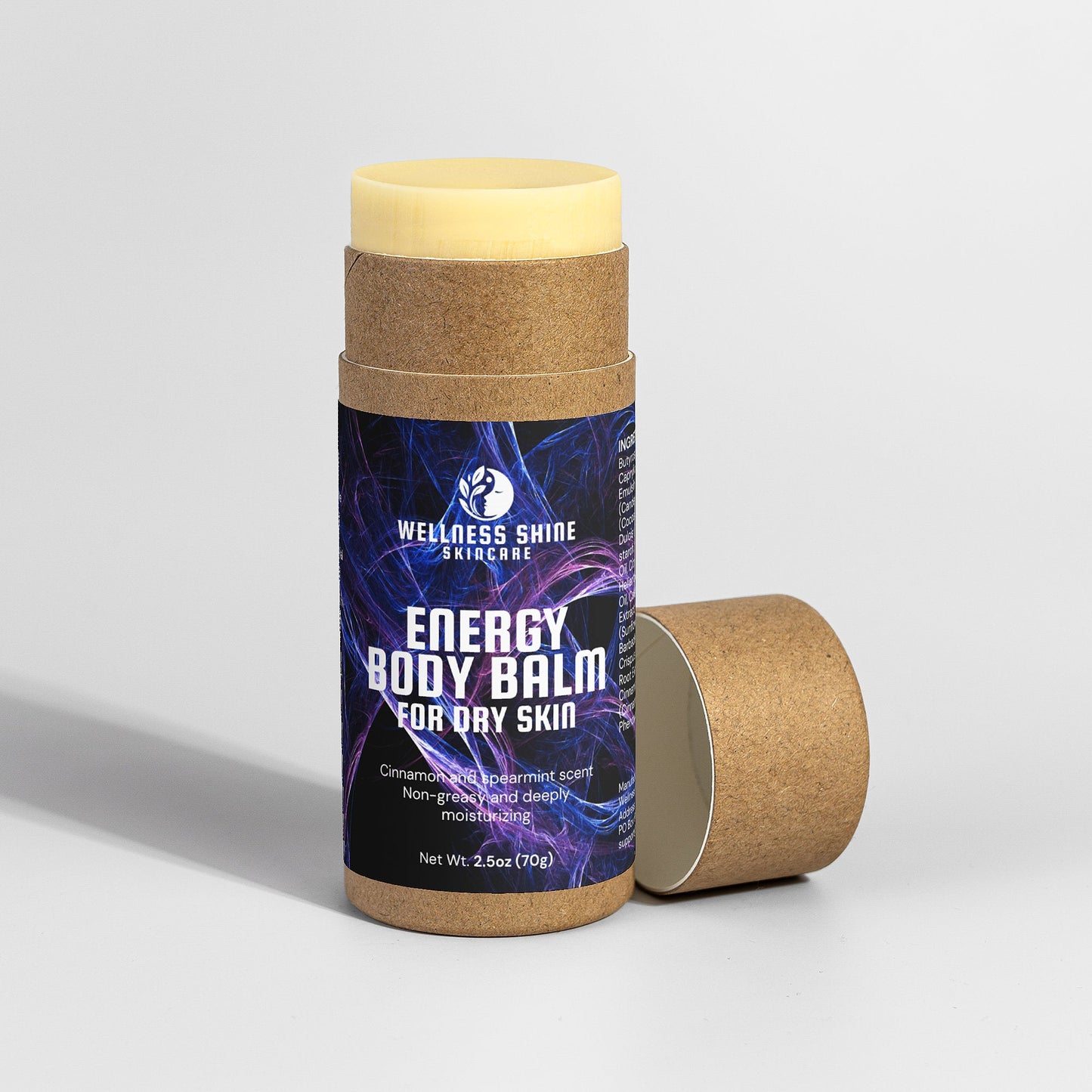 Energy Body Balm - Moisturizing and Soothing Skin Care by Wellness Shine - Wellness Shine