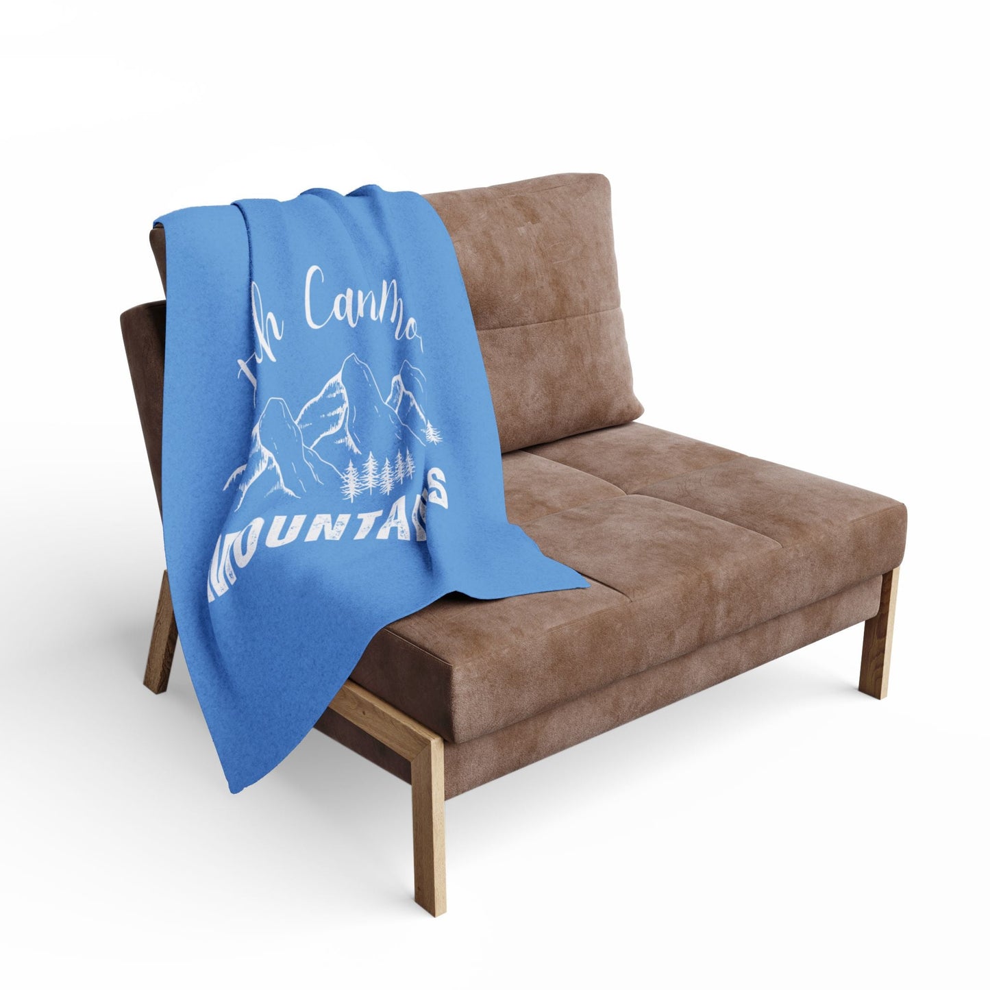 Faith Can Move Mountains Fleece Blanket - Wellness Shine